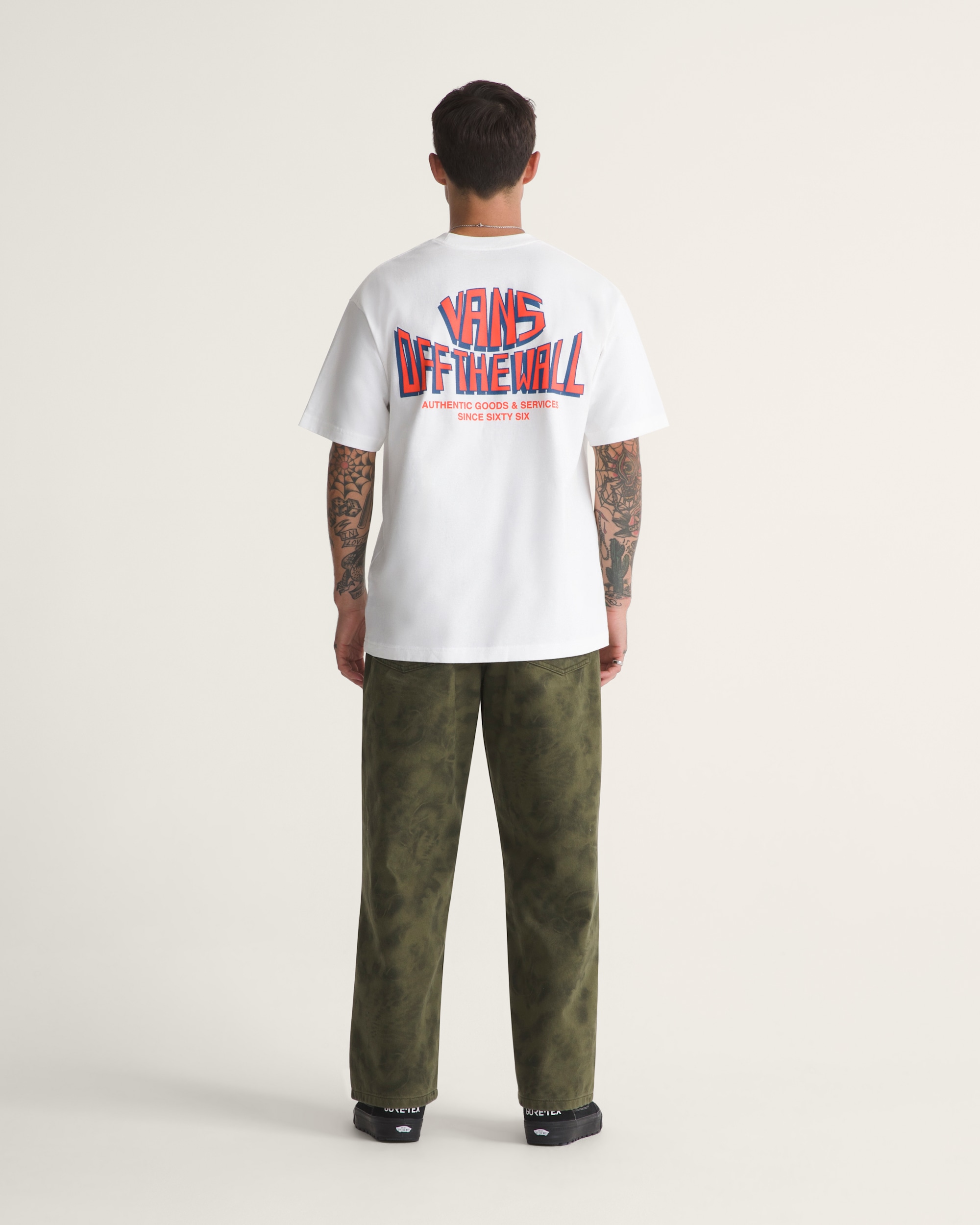 Check5 Baggy Printed Denim Pant VANS Mossy Olive Green  Obsidian Fern Green ALT4