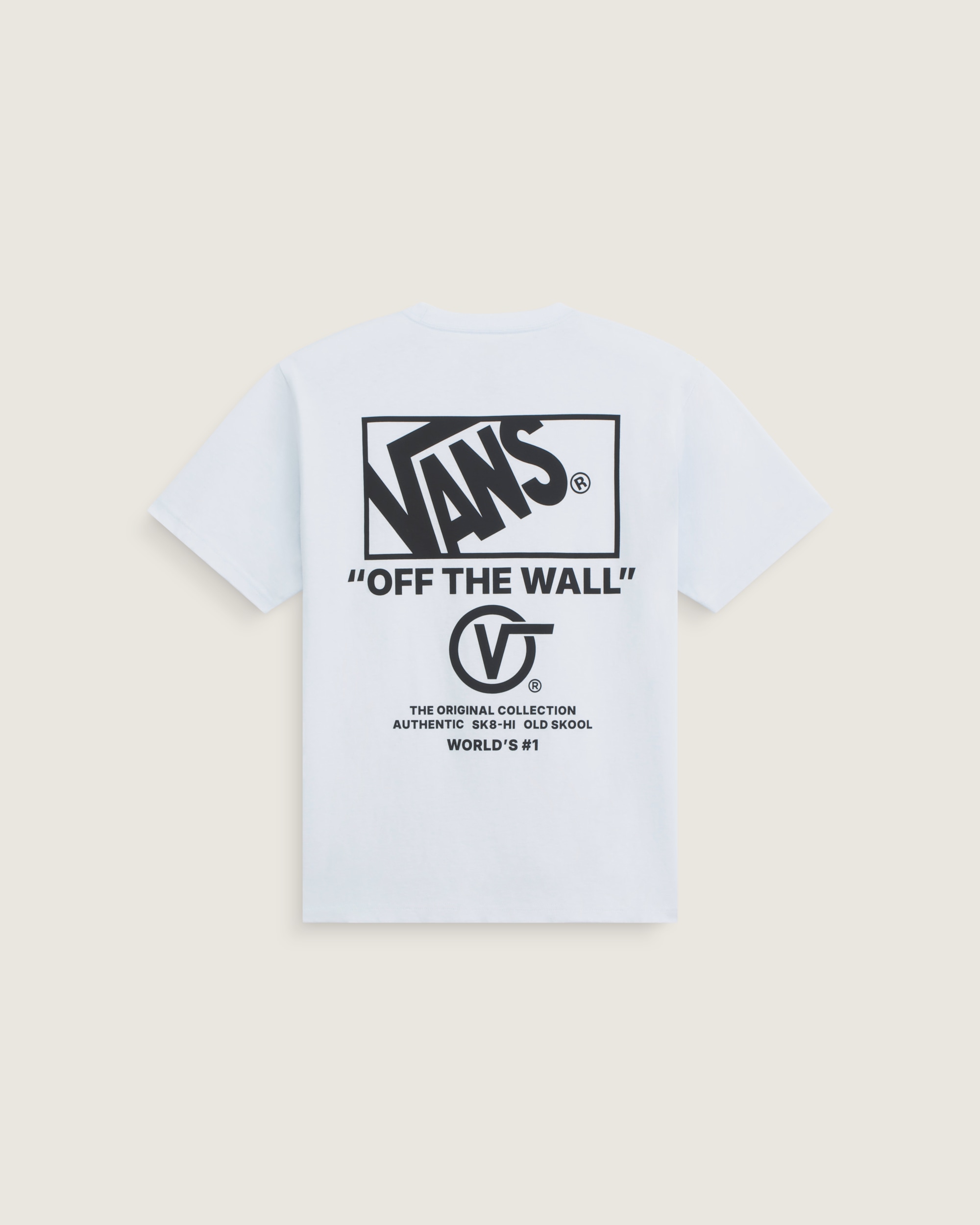 Stacked Hi Short Sleeve Tee VANS Blue Water HERO