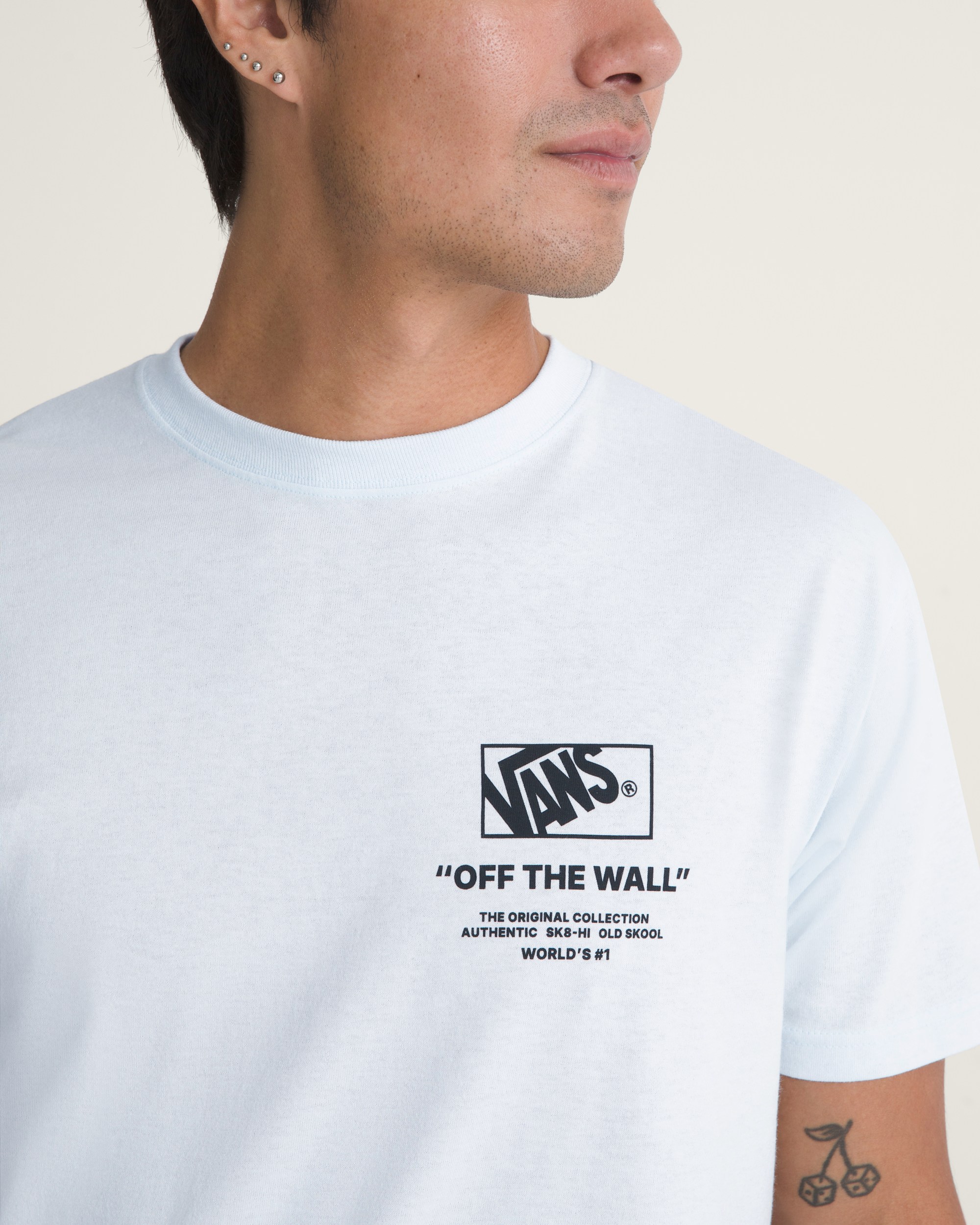 Stacked Hi Short Sleeve Tee VANS Blue Water ALT4