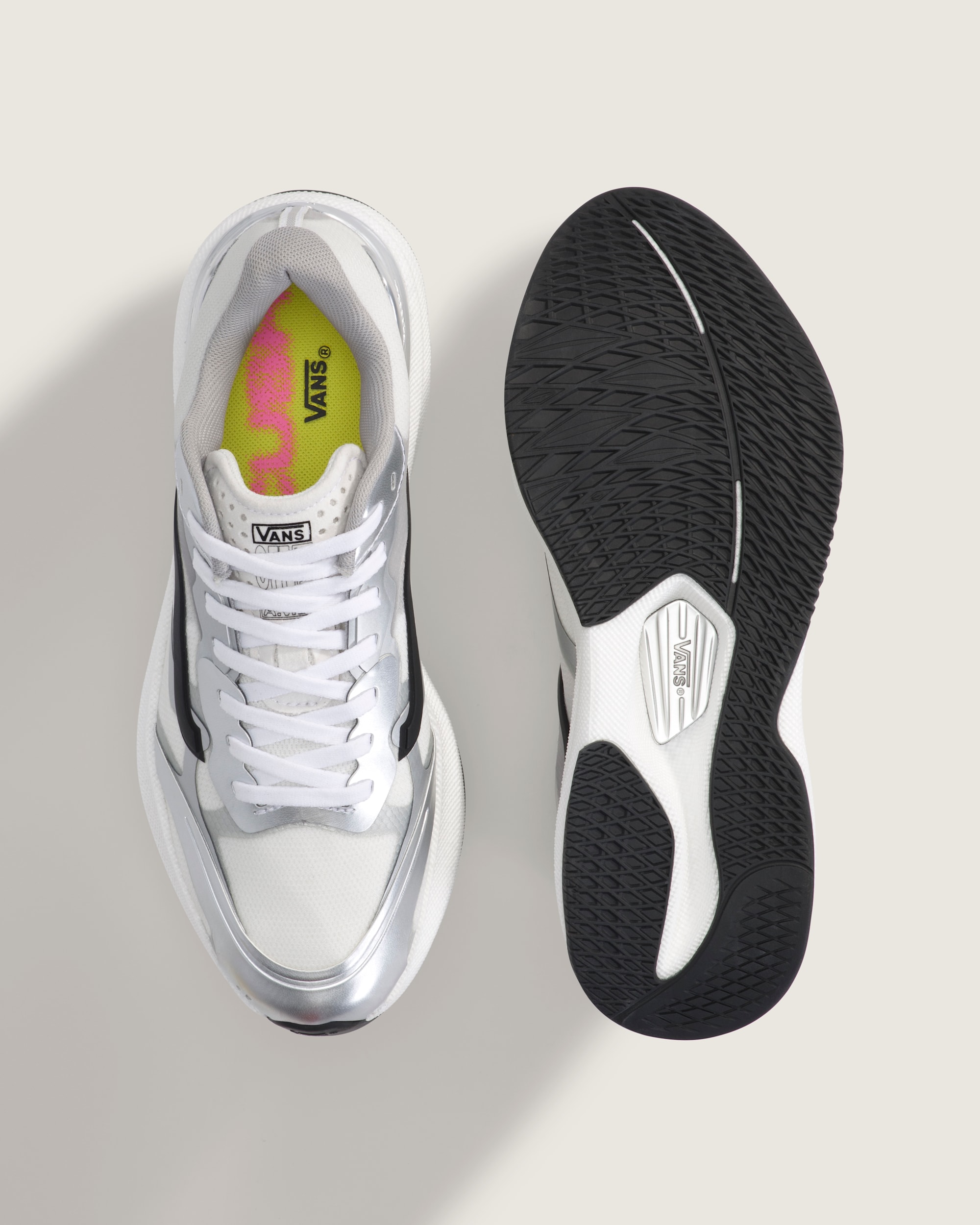 Premium AVE Rapid Shoe VANS Silver  White ALT2