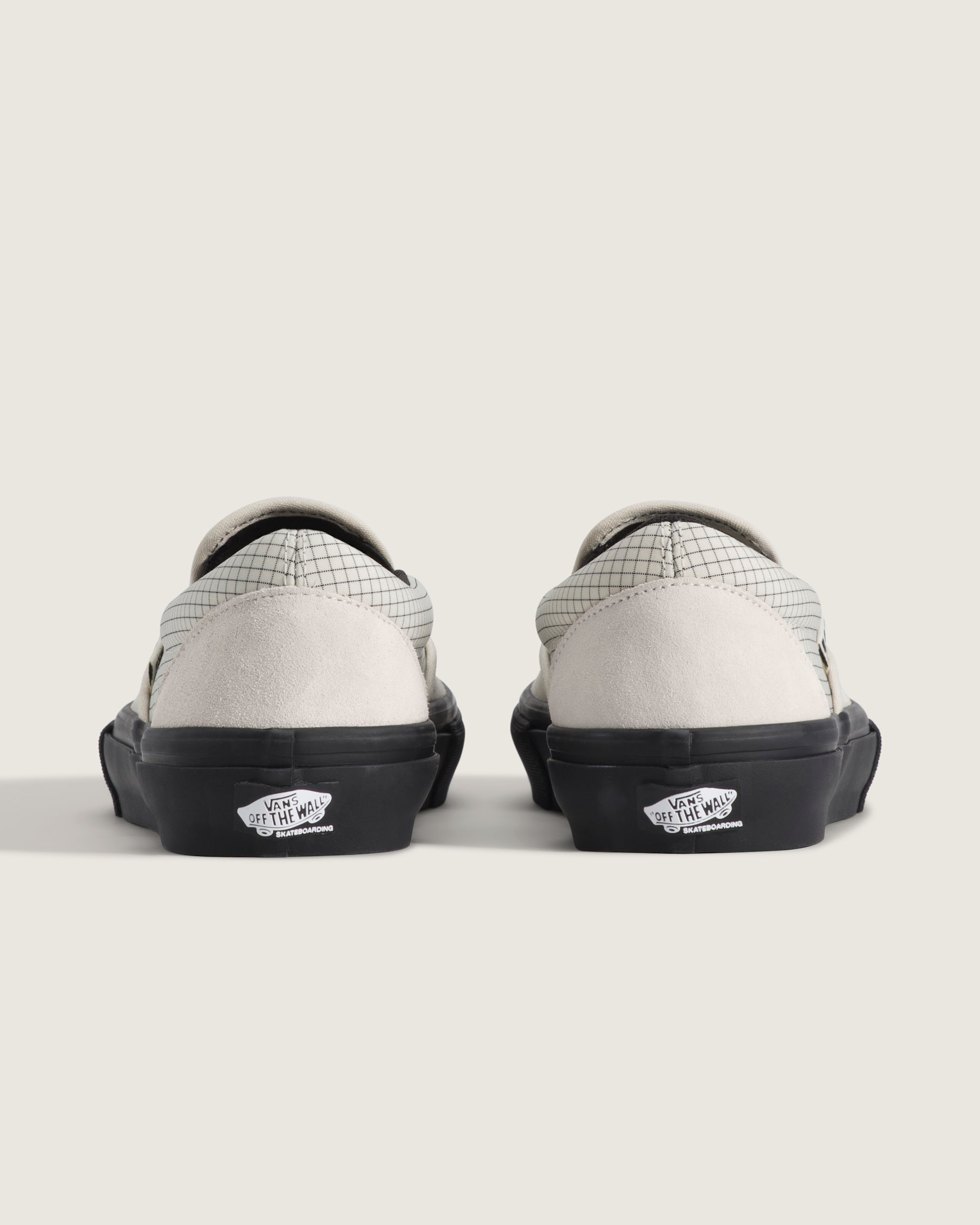 Skate SlipOn Shoe VANS Ripstop Turtledove White  Black ALT3