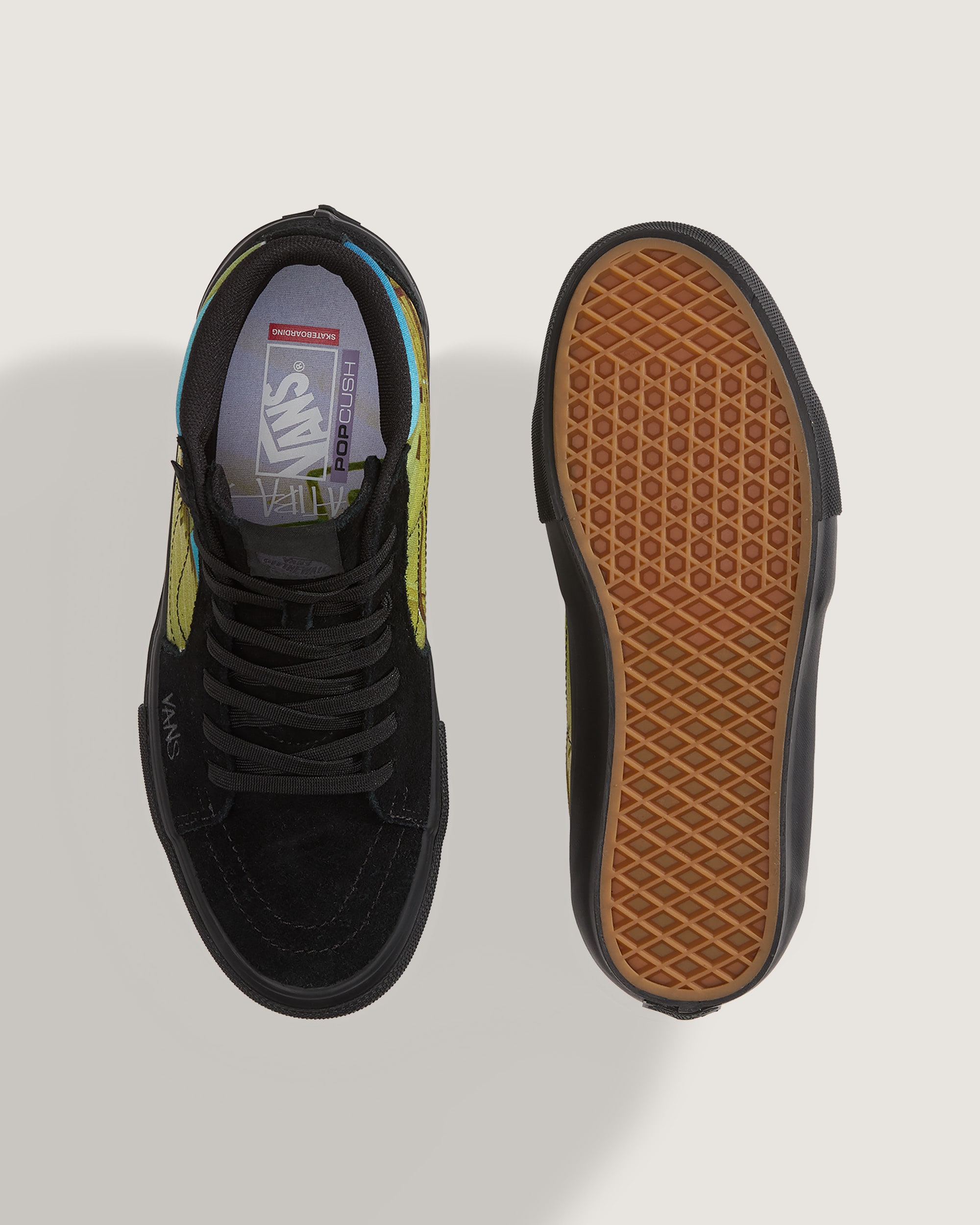 Skate Sk8Hi Shoe by Atiba VANS Atiba Black  Multi ALT2
