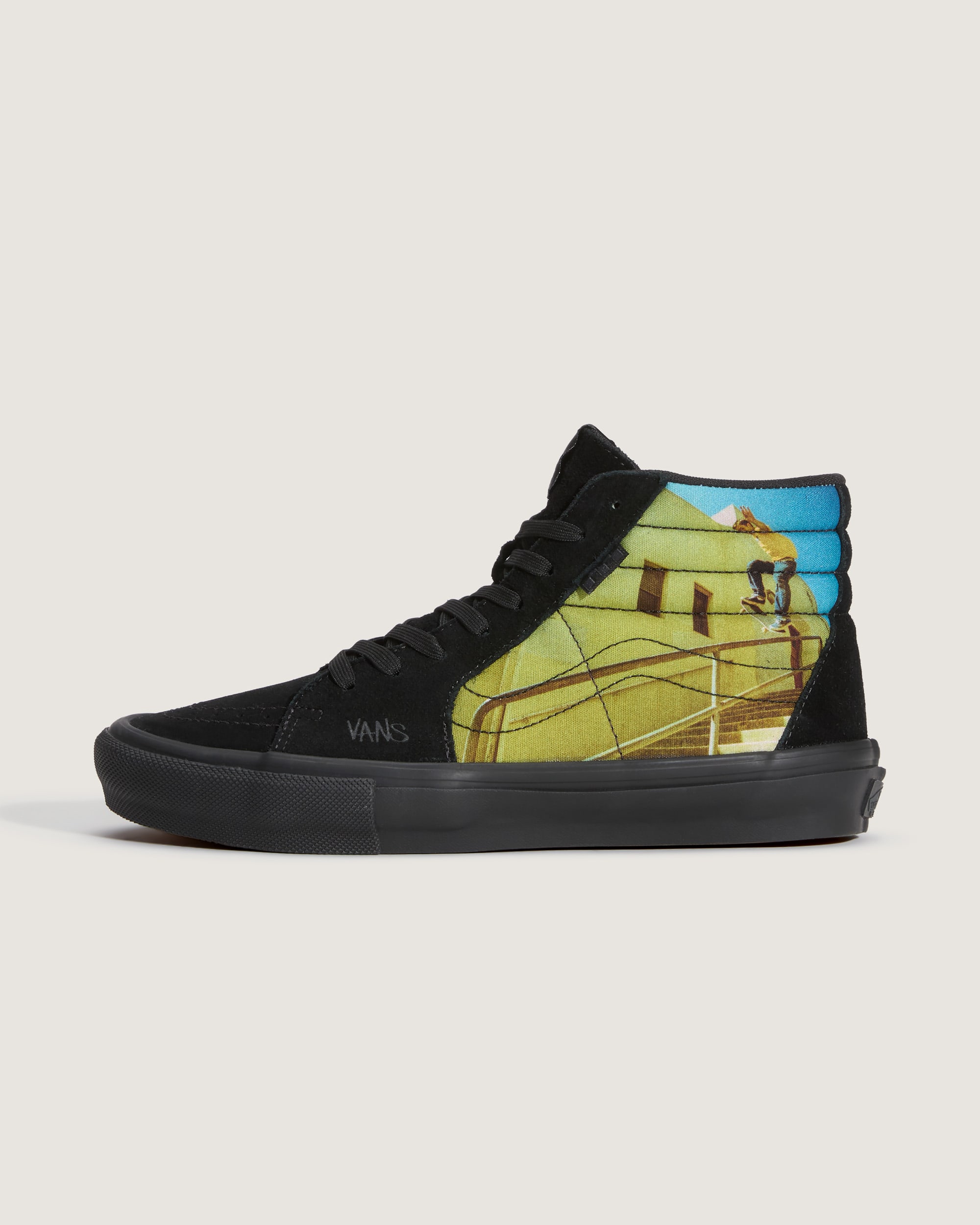 Skate Sk8Hi Shoe by Atiba VANS Atiba Black  Multi HERO