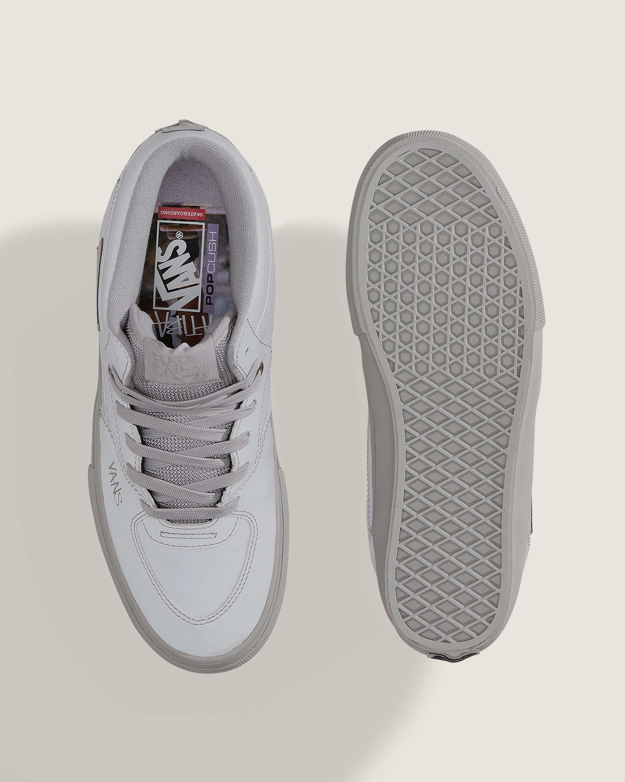 Skate Half Cab Shoe by Atiba VANS Atiba Light Grey ALT2
