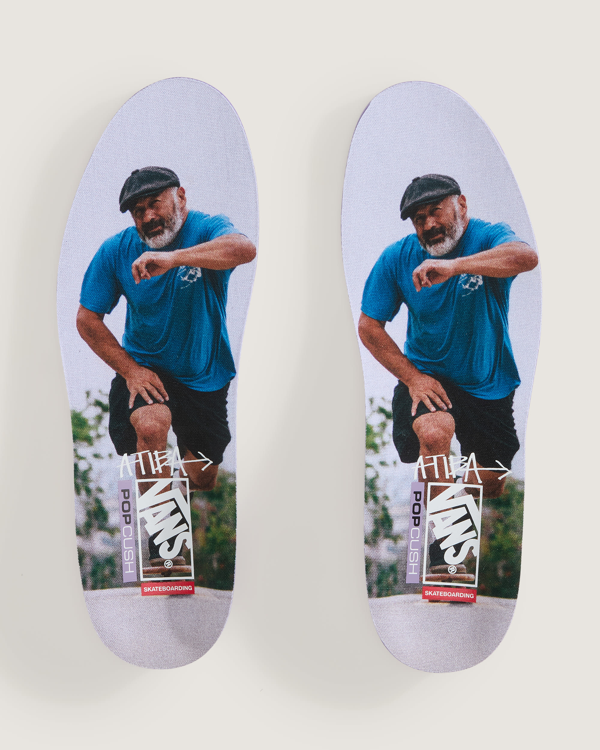Skate Half Cab Shoe by Atiba VANS Atiba Light Grey ALT6