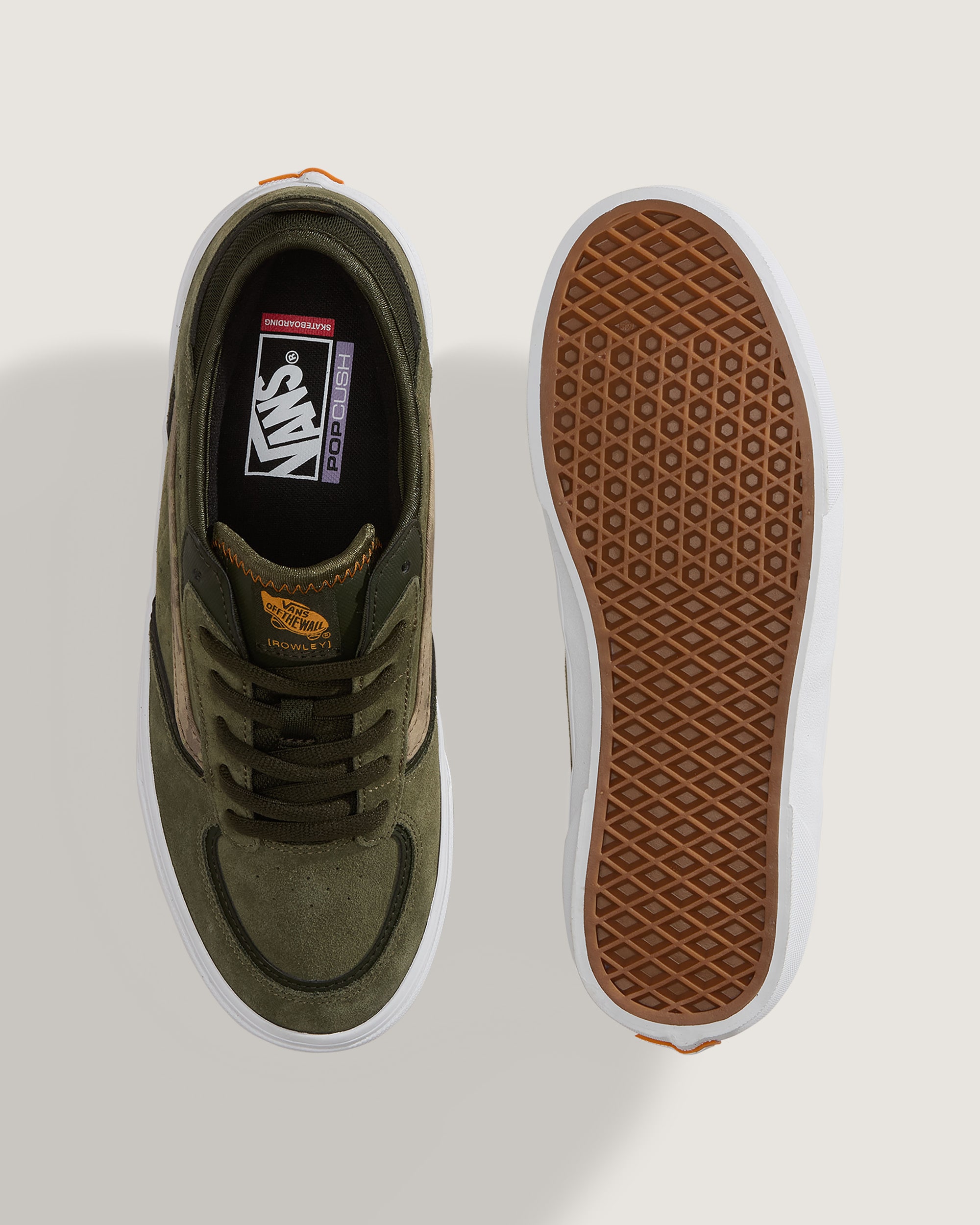 Skate Rowley Shoe VANS Camo Mossy Olive ALT2