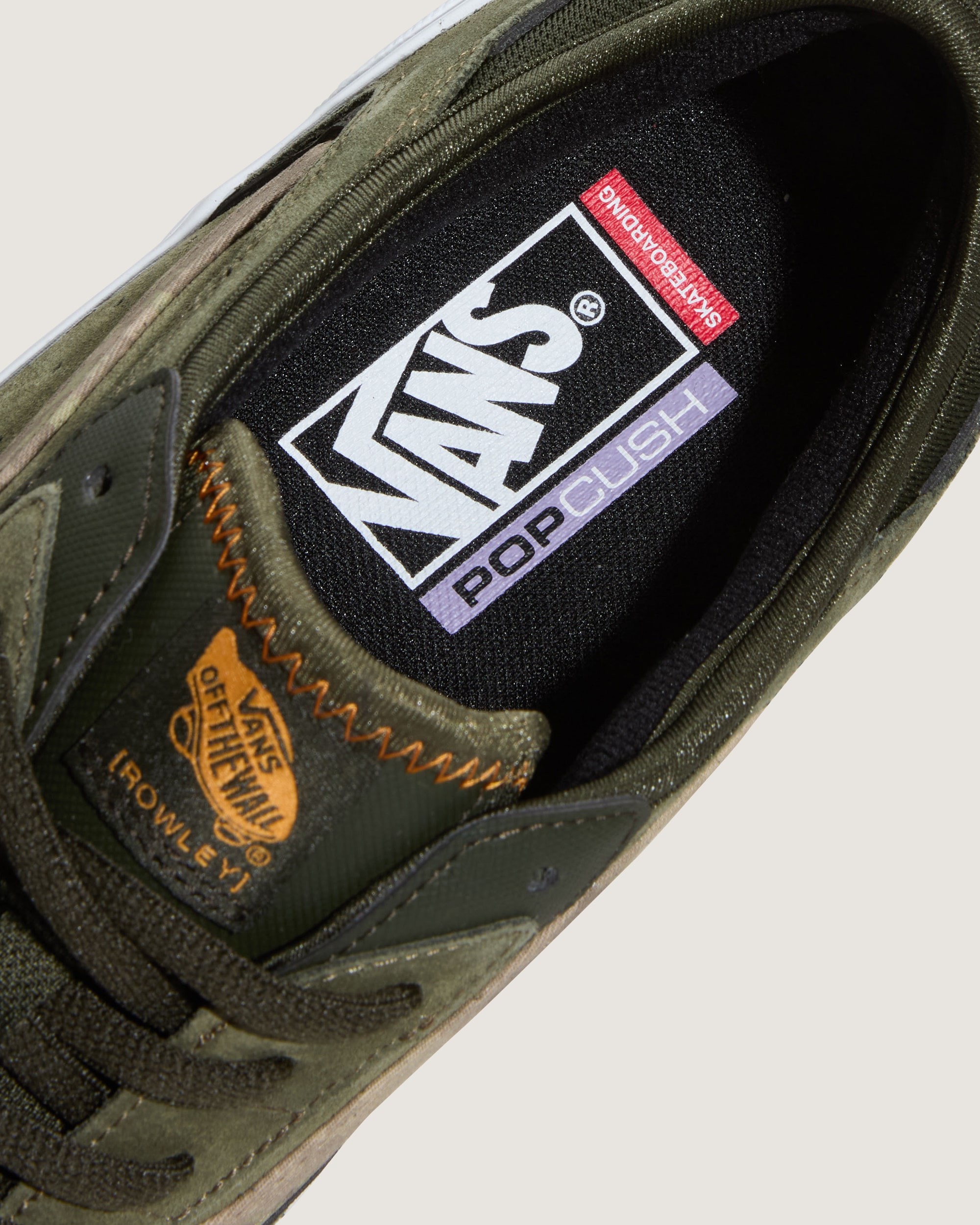 Skate Rowley Shoe VANS Camo Mossy Olive ALT4