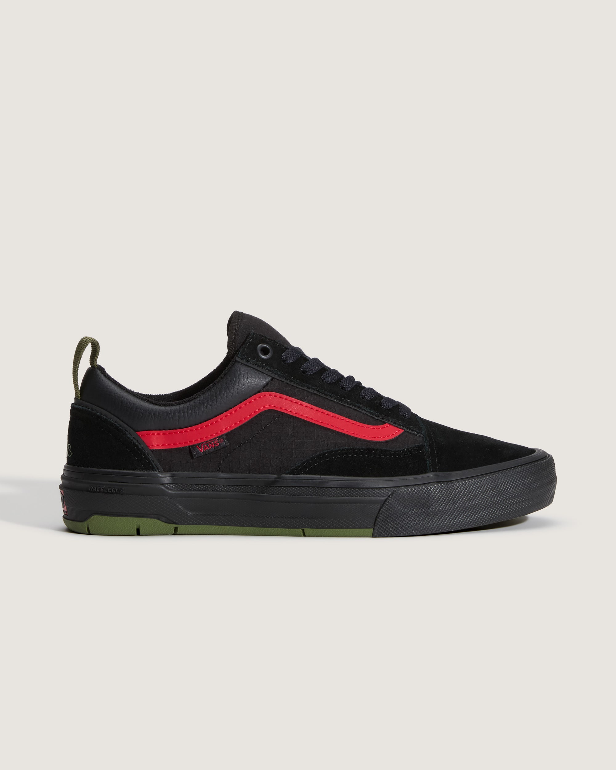 Skate Old Skool Wafflecup Shoe by Atiba VANS Atiba Black  Green ALT5