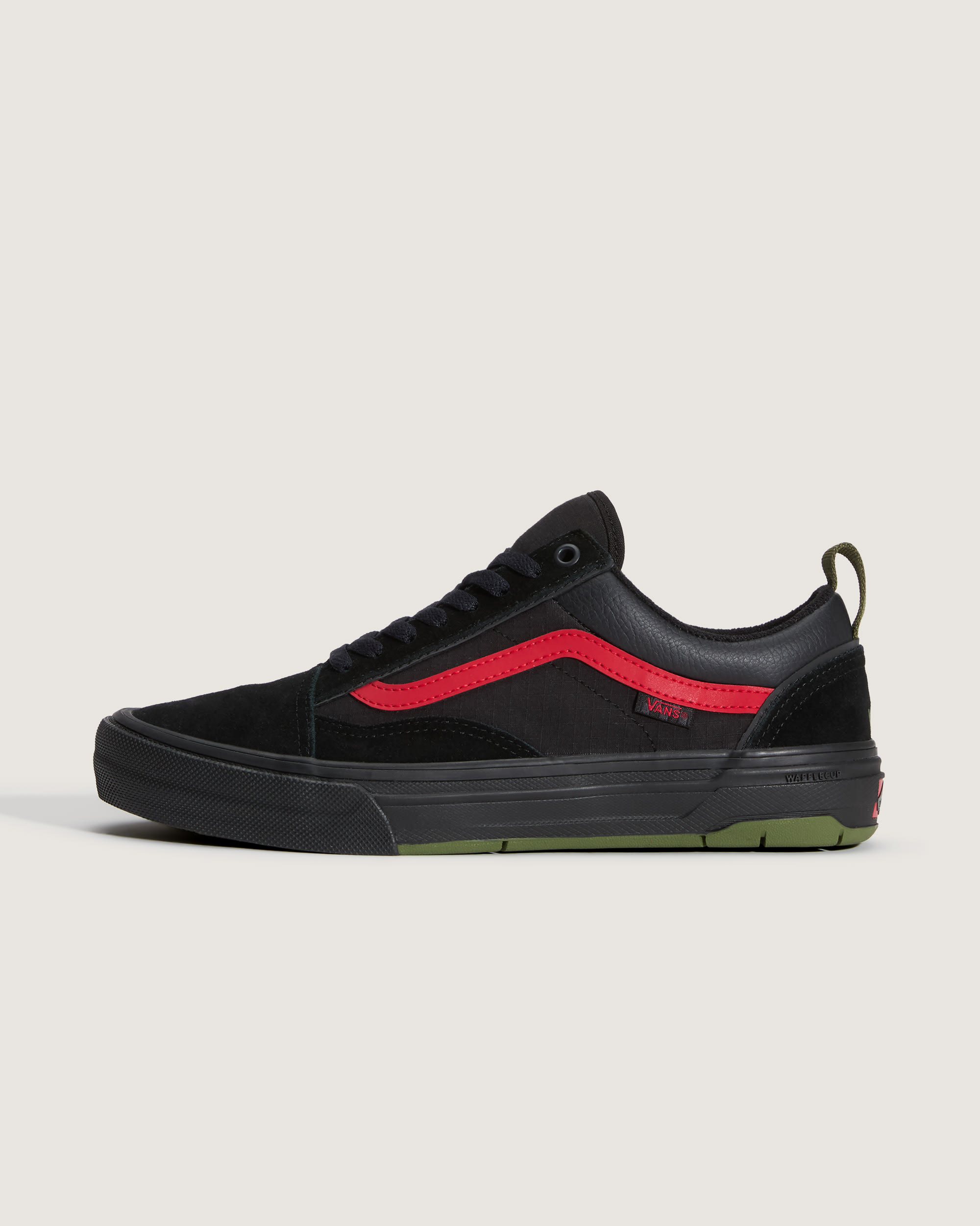 Skate Old Skool Wafflecup Shoe by Atiba VANS Atiba Black  Green HERO