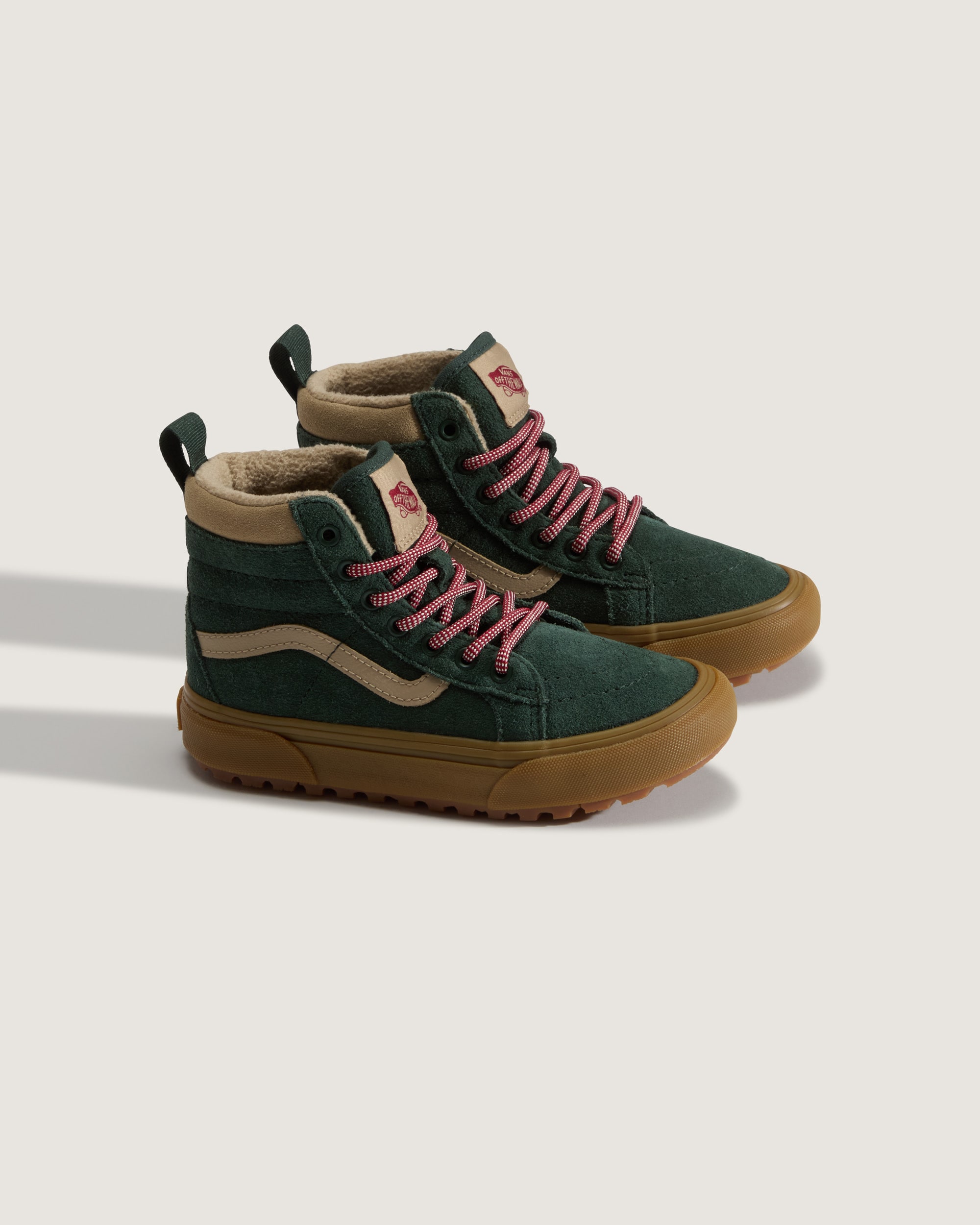 Little Kids Sk8Hi Insulated Shoe VANS Gum Oil Green ALT2