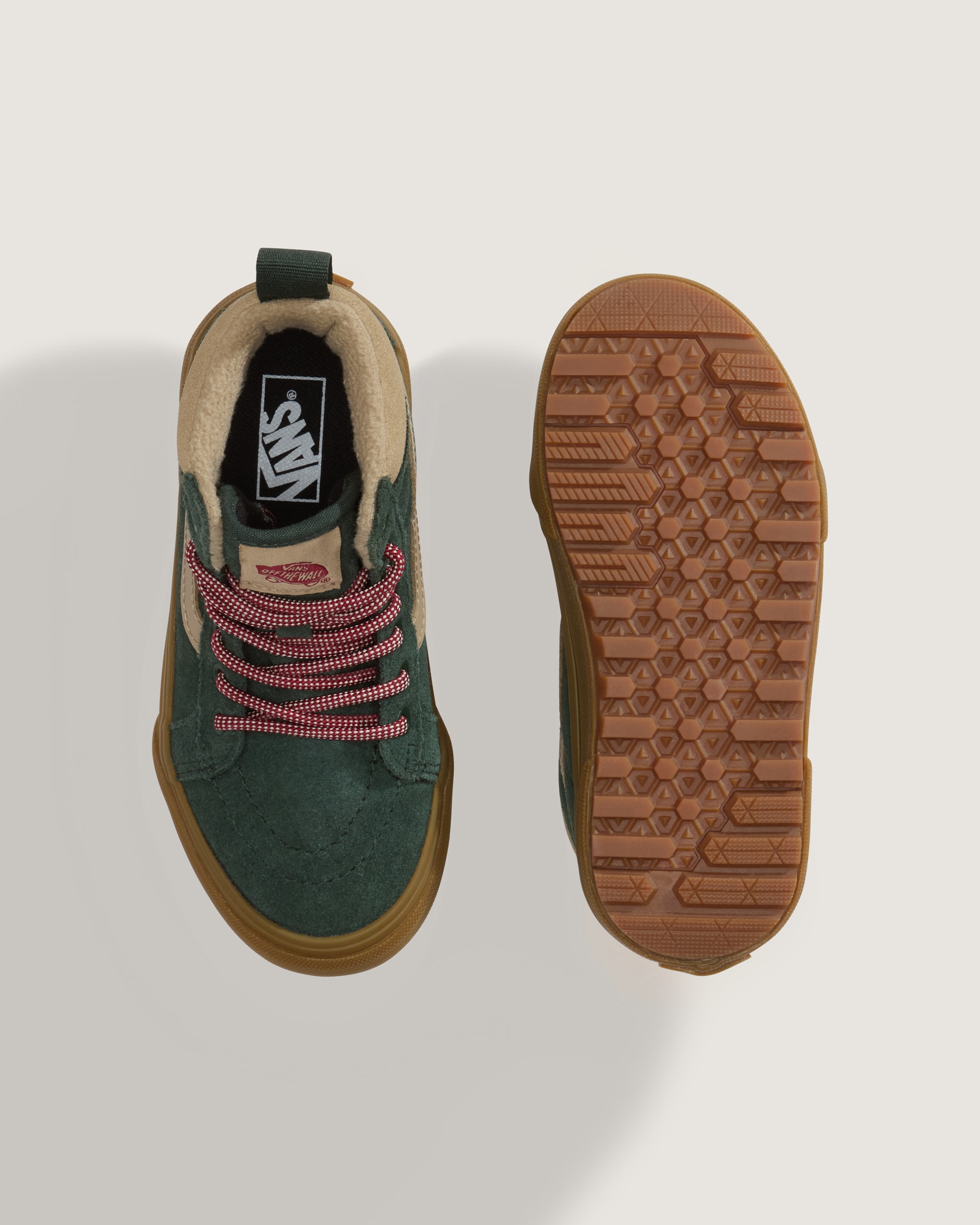 Little Kids Sk8Hi Insulated Shoe VANS Gum Oil Green ALT3