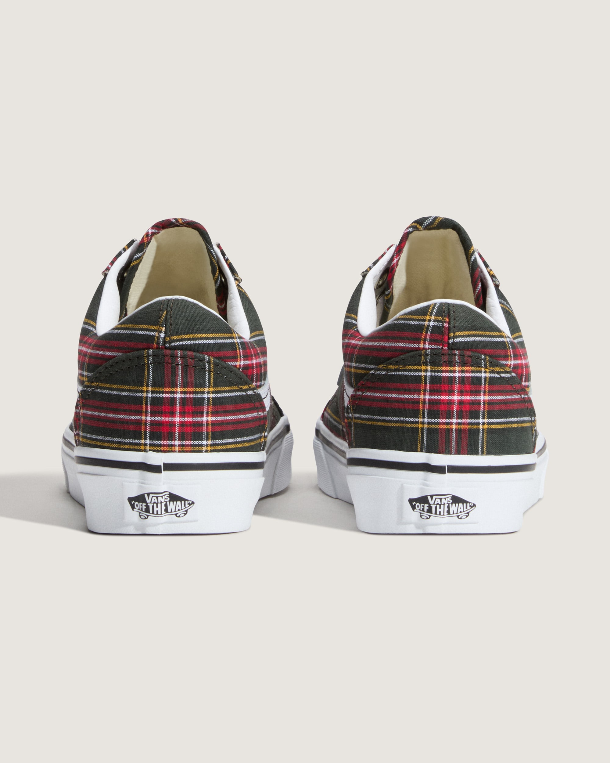 Old Skool Shoe VANS Tartan Oil Green ALT3
