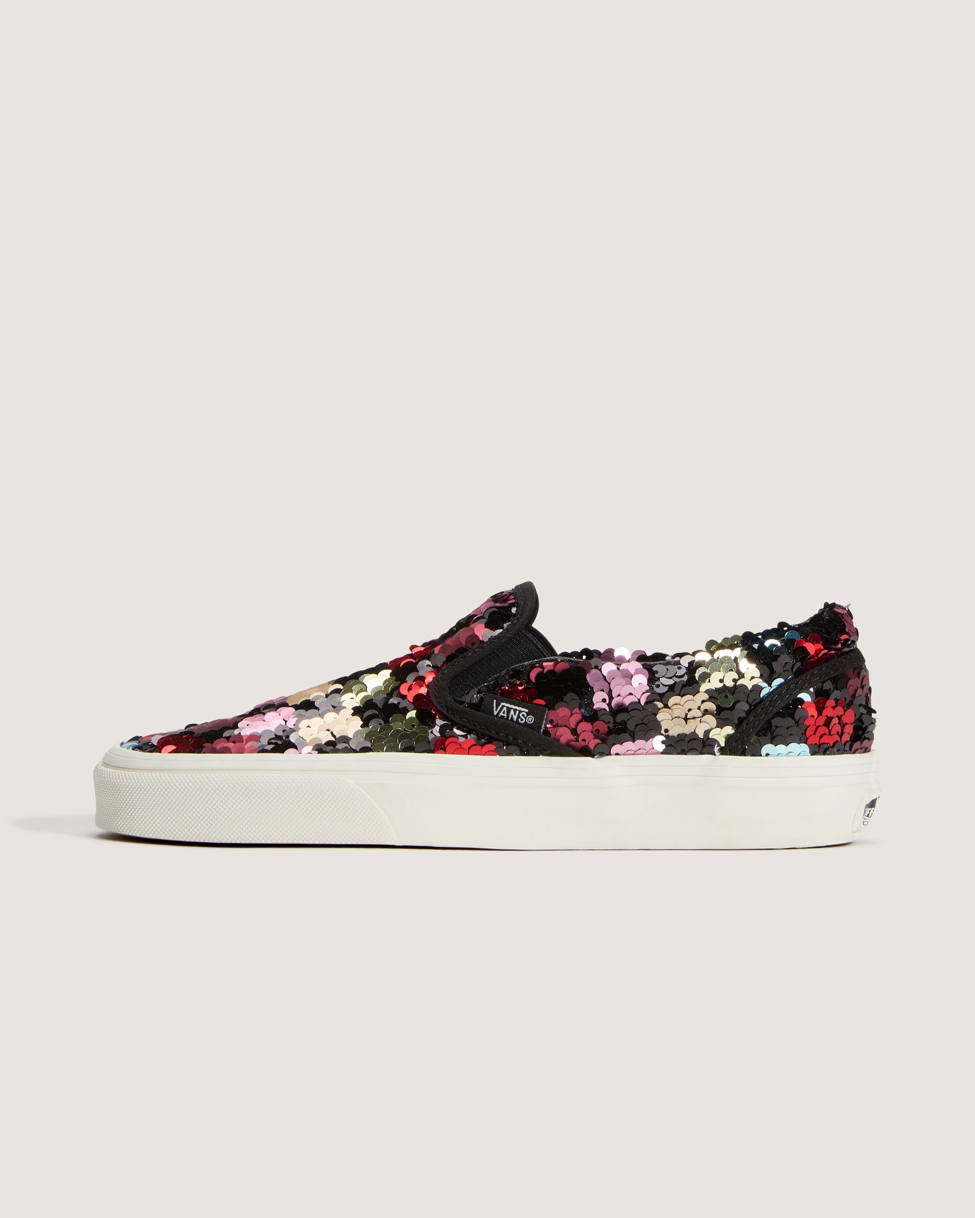 Classic SlipOn Shoe VANS Checkerboard Black  Multi Black HERO