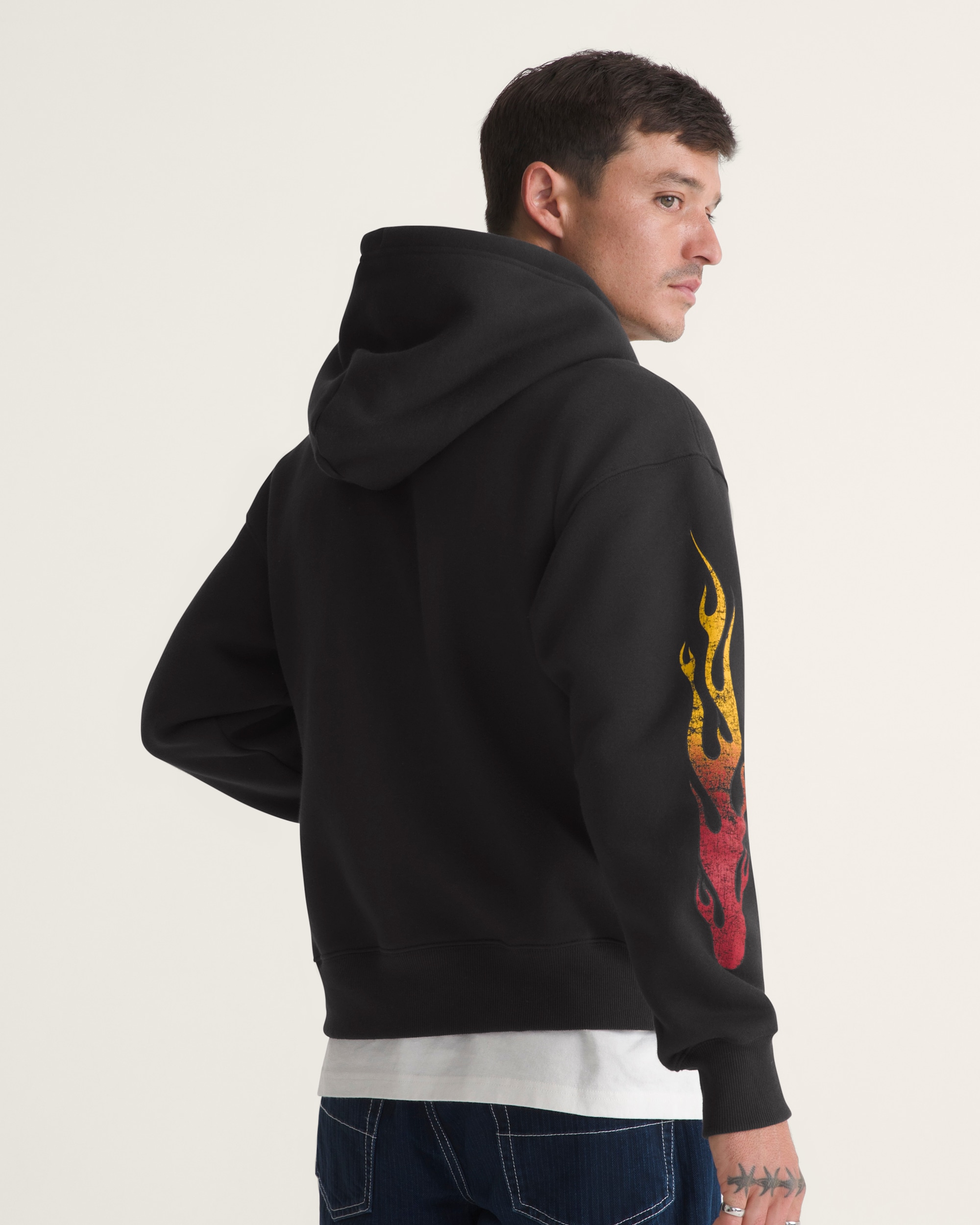 Burnin Up Full Zip VANS Black ALT3