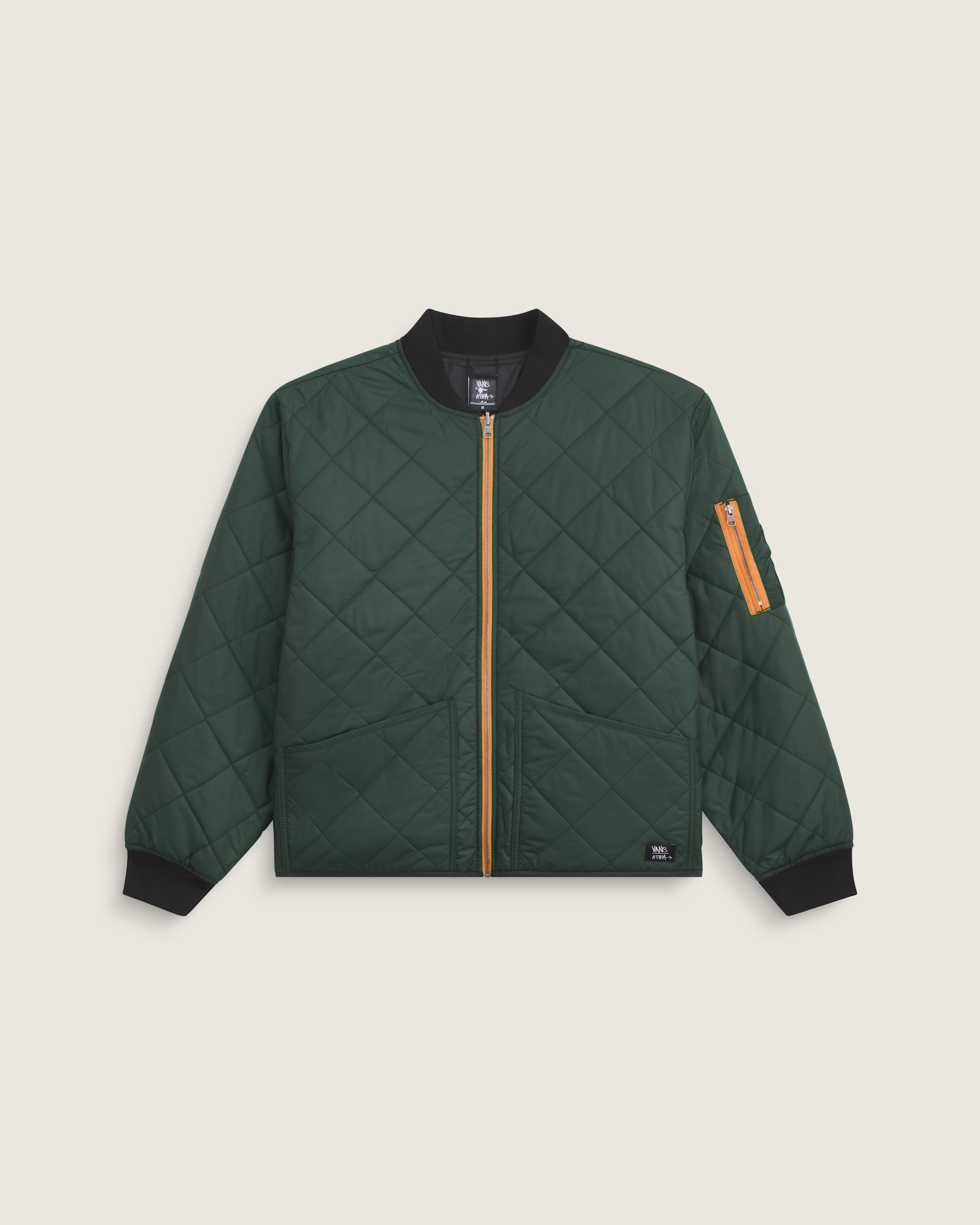 Vans X Atiba Jacket VANS Atiba Oil Green HERO