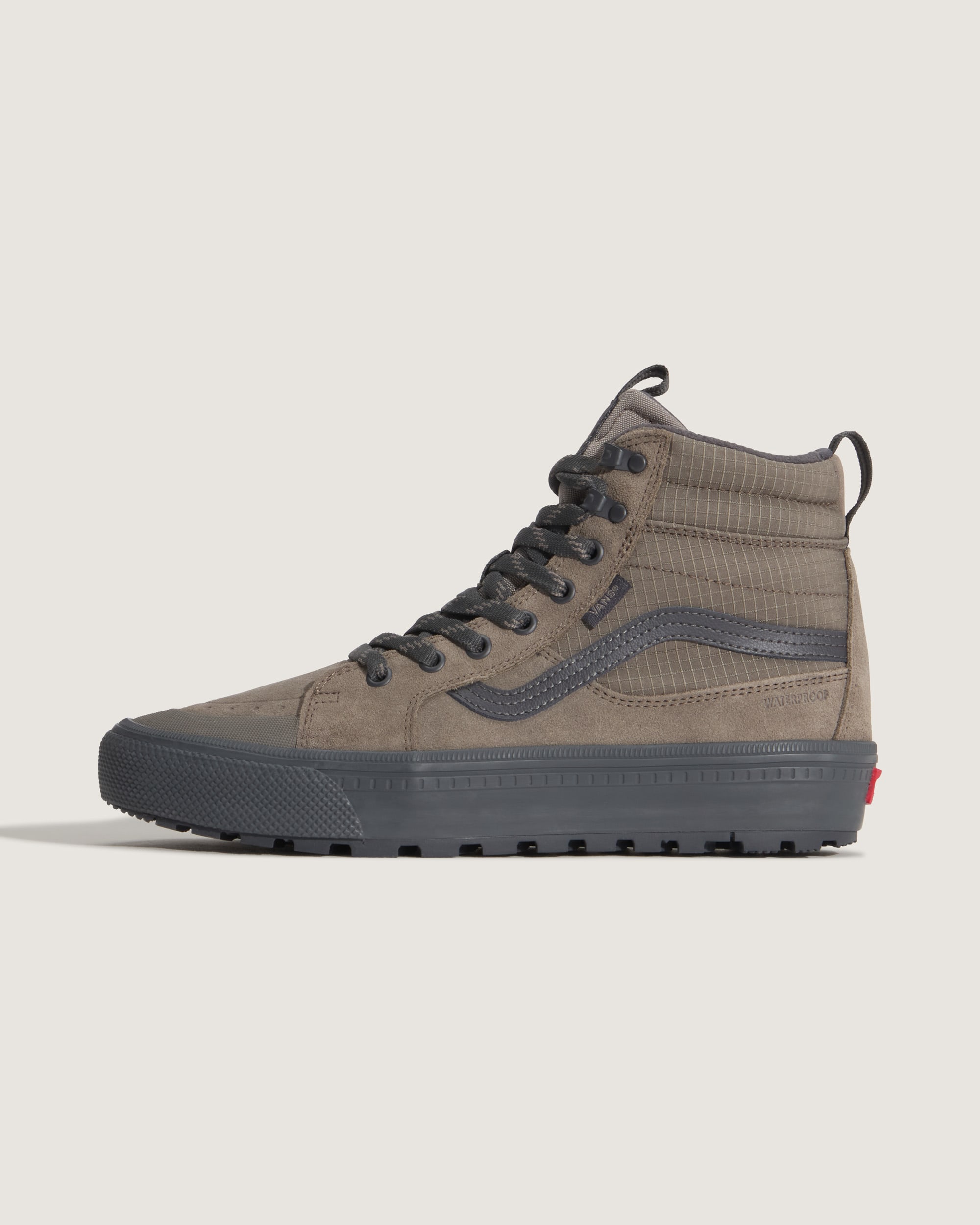 Sk8Hi Waterproof Insulated Shoe VANS Ripstop Bungee Cord Brown HERO