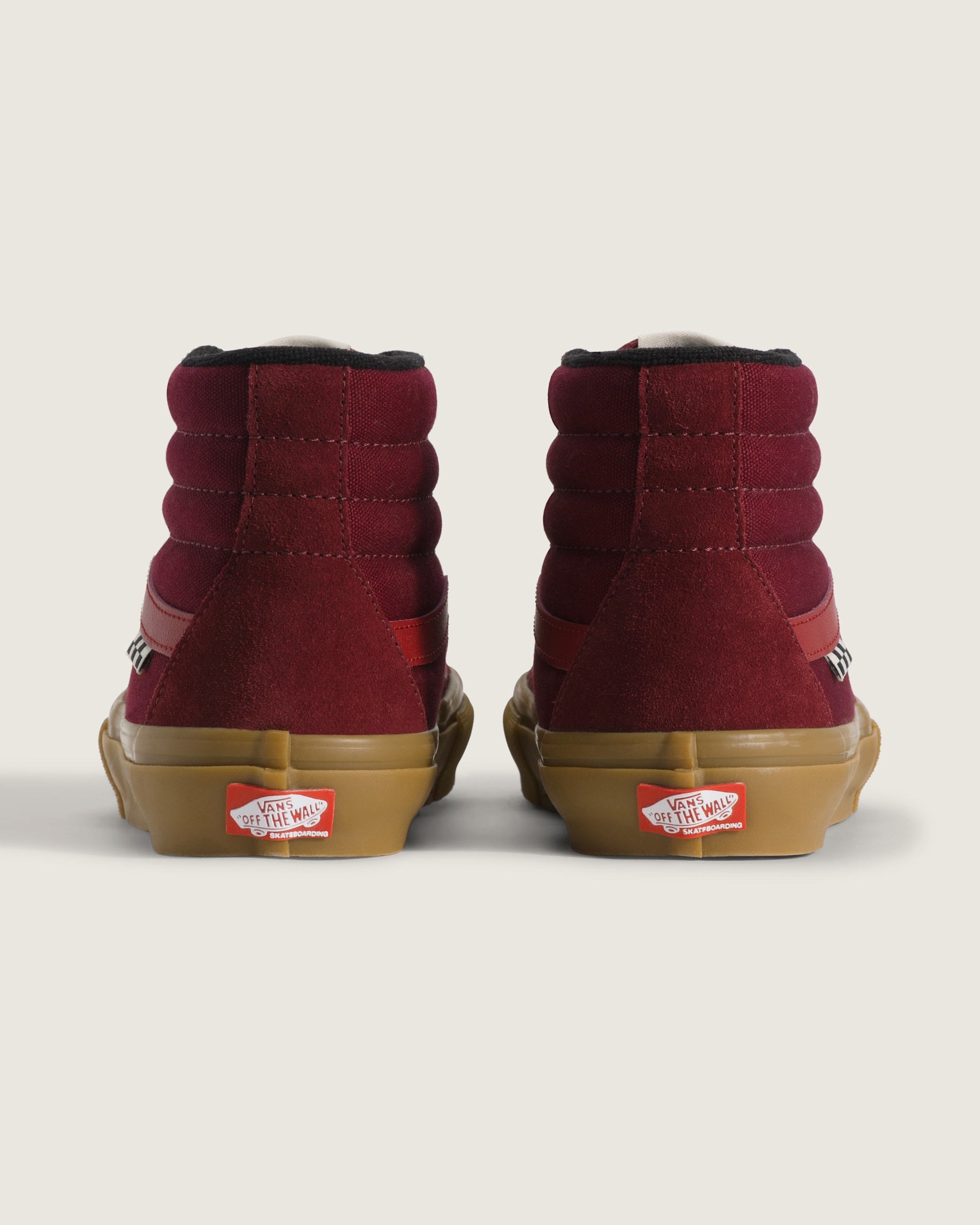 Skate Sk8Hi Shoe VANS Maroon  Gum ALT3