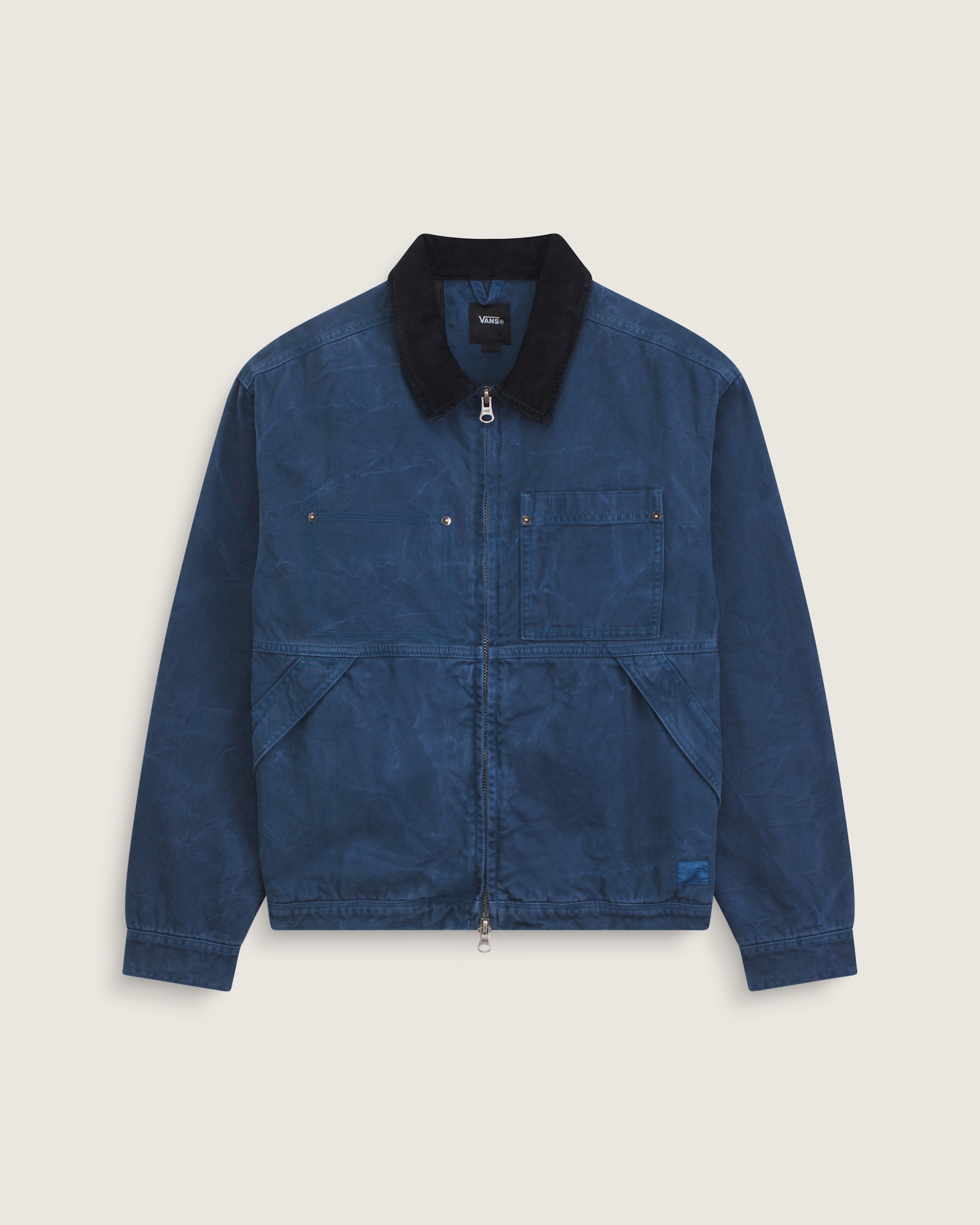 Nico Cropped Chore Canvas Jacket VANS True Navy Blue HERO
