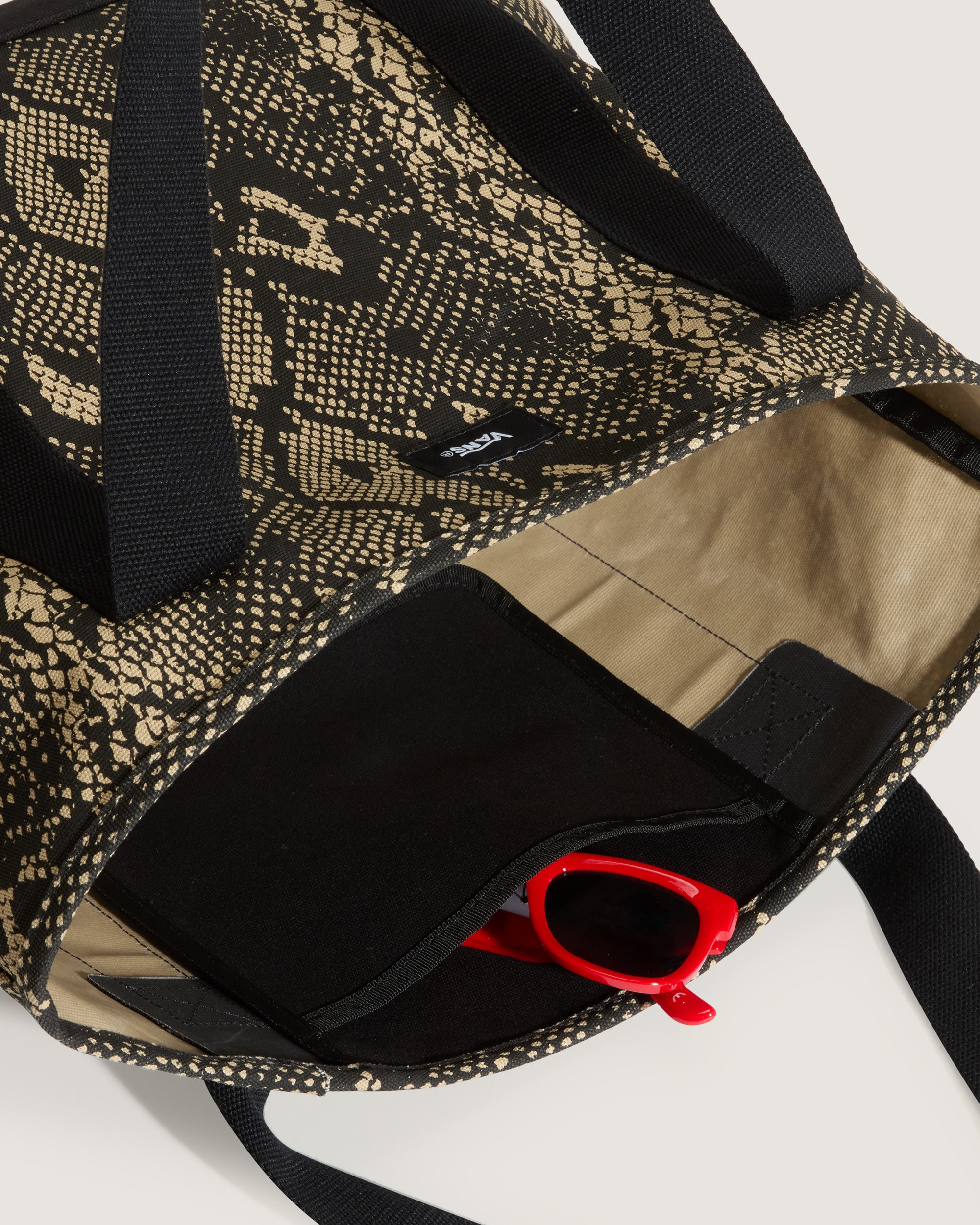Pergs Tote Bag VANS Python Turtledove White ALT2