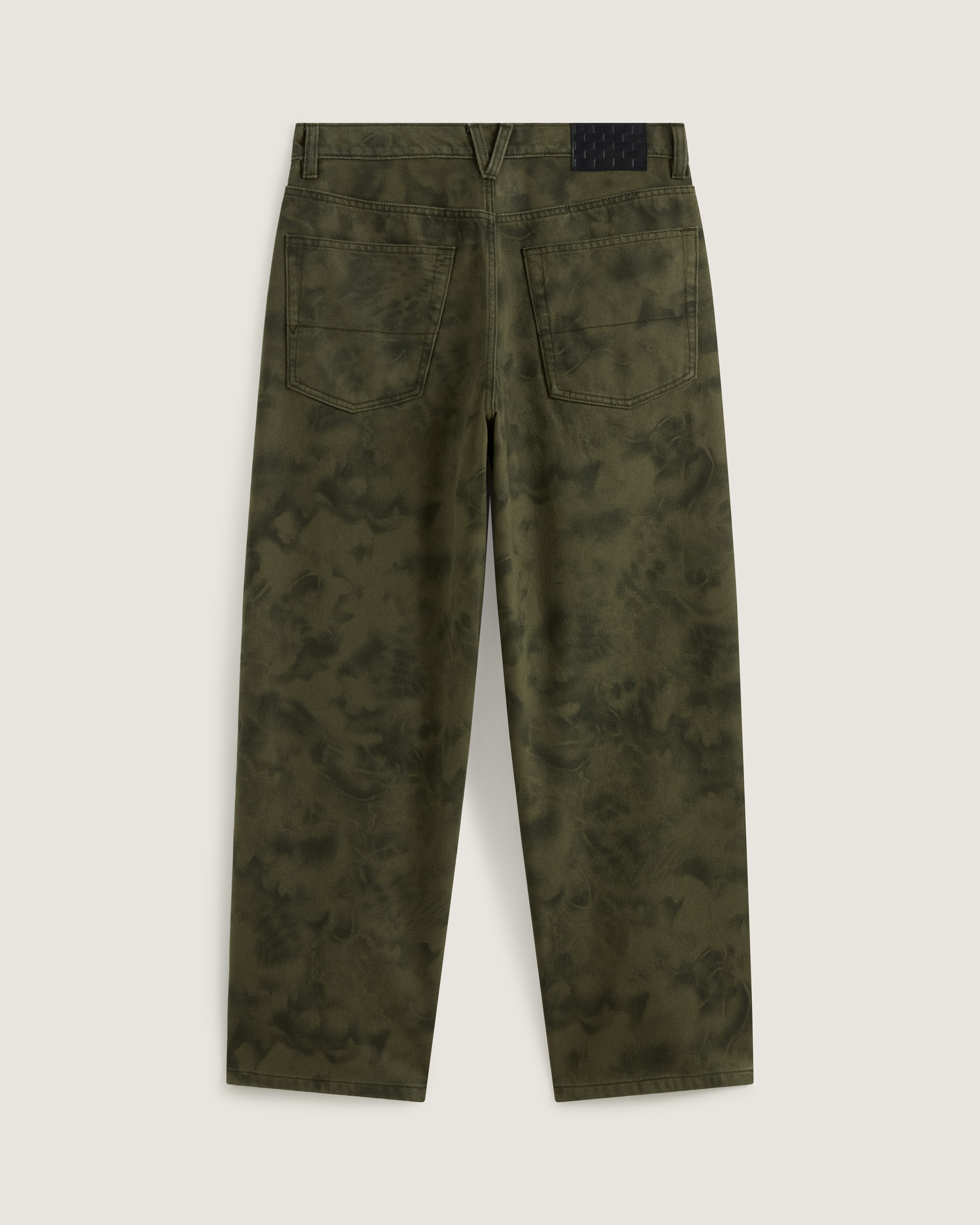 Check5 Baggy Printed Denim Pant VANS Mossy Olive Green  Obsidian Fern Green ALT1