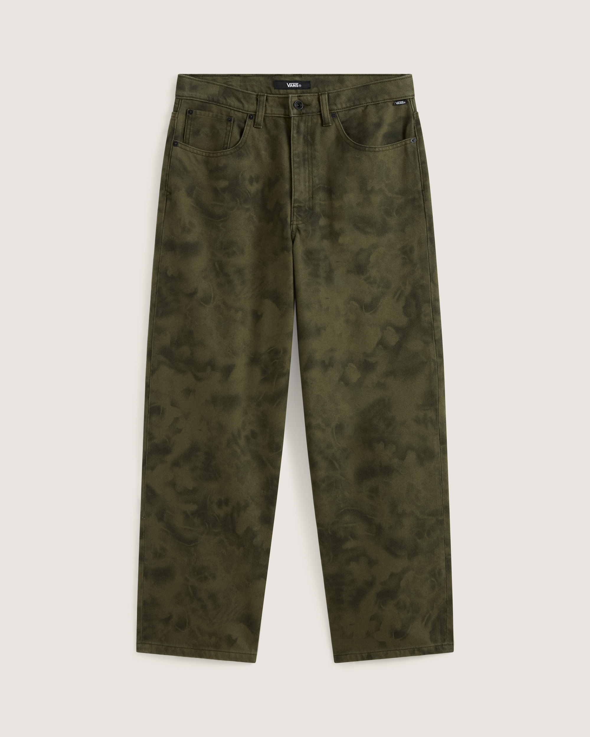 Check5 Baggy Printed Denim Pant VANS Mossy Olive Green  Obsidian Fern Green HERO