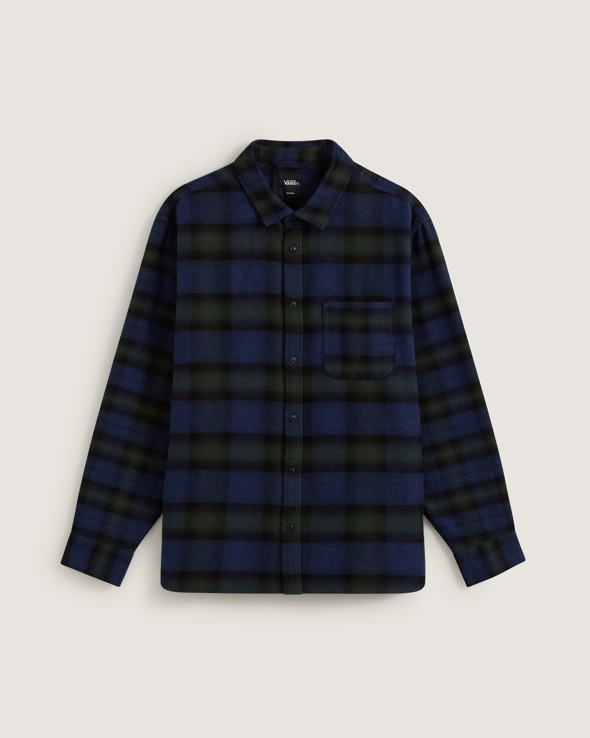 Lawson Mixed Plaid Flannel Shirt VANS Dress Blues HERO