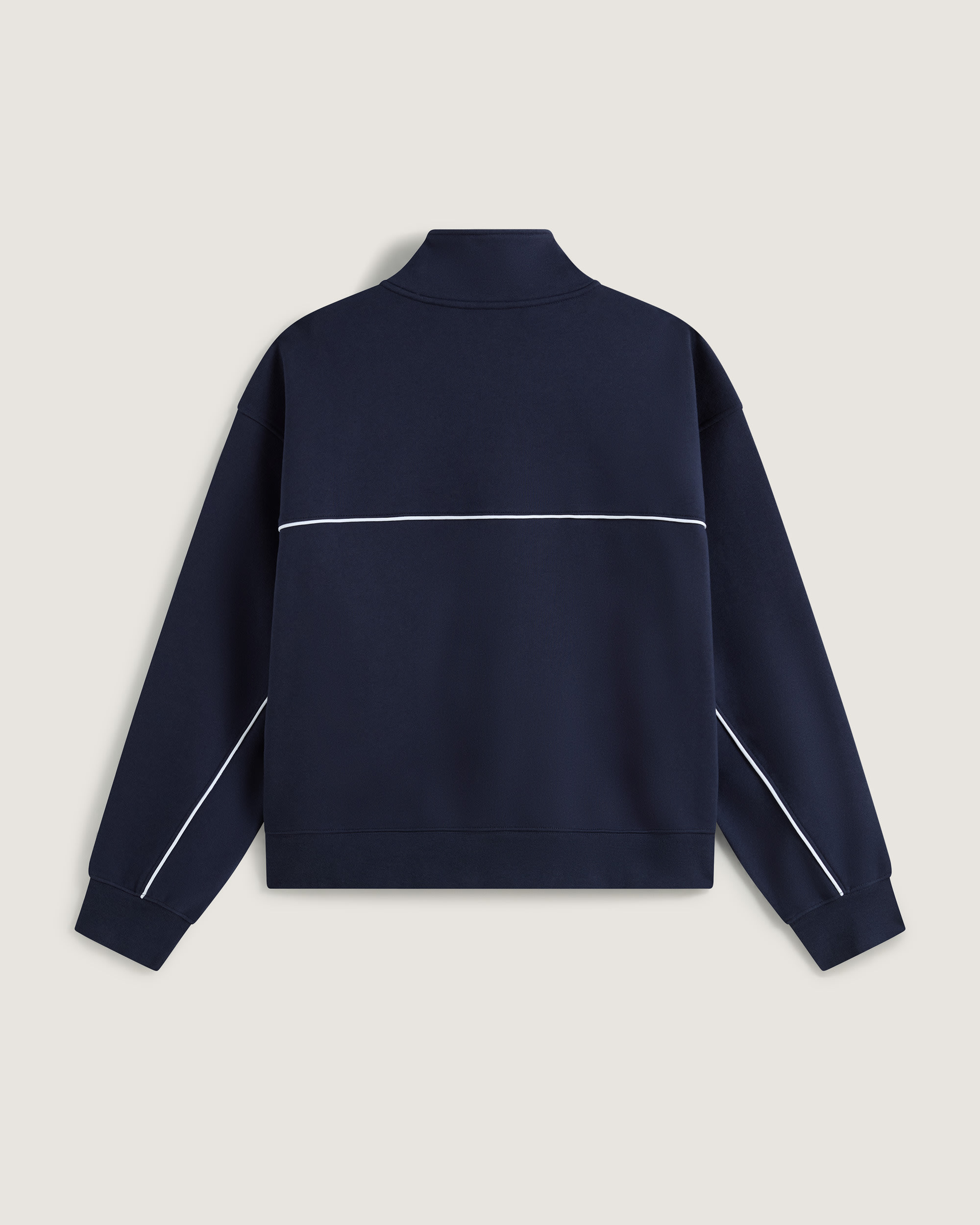 Blocked Qzip Pullover VANS Parisian Night Blue ALT1