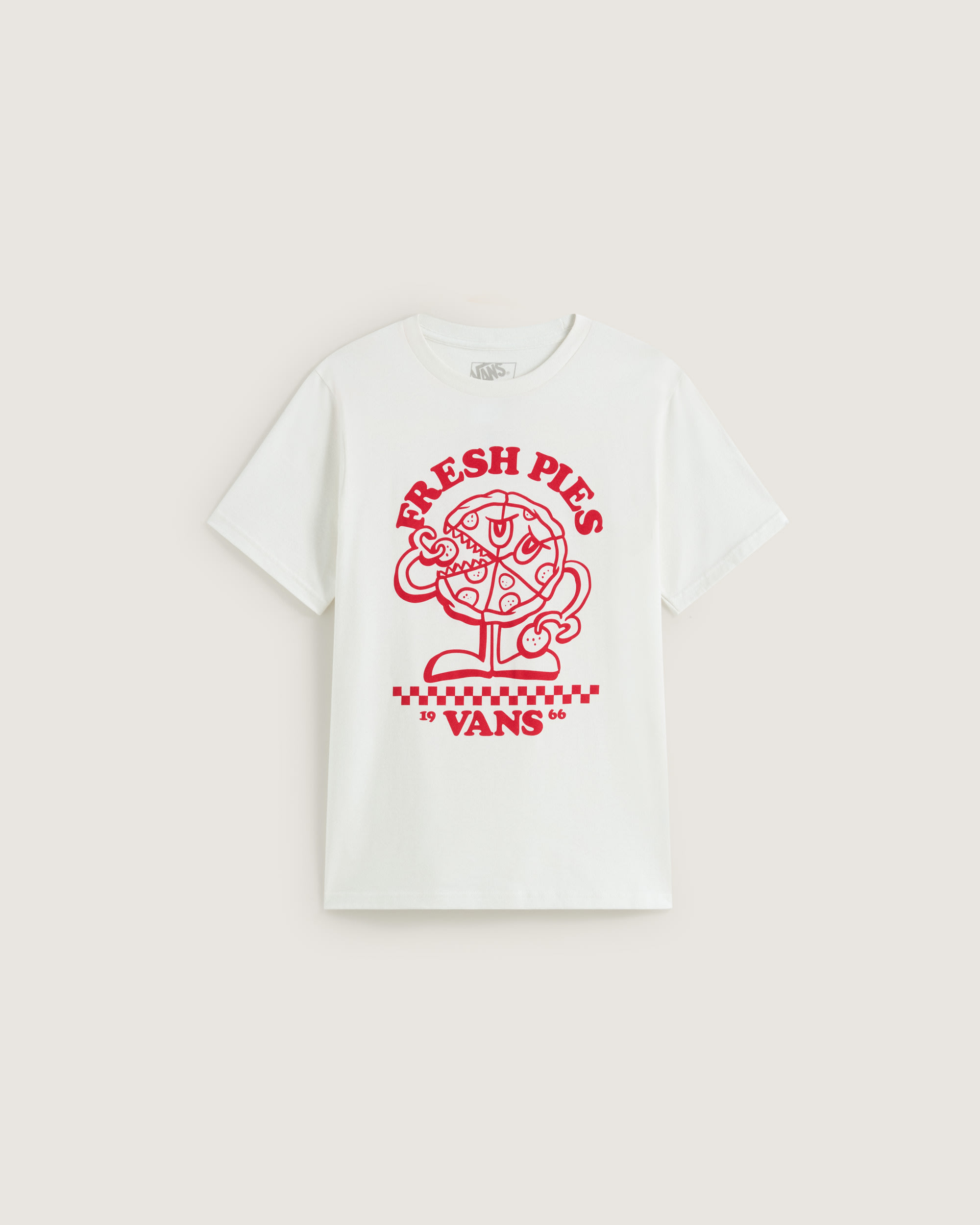 Fresh Pies Short Sleeve Tee VANS Marshmallow White HERO