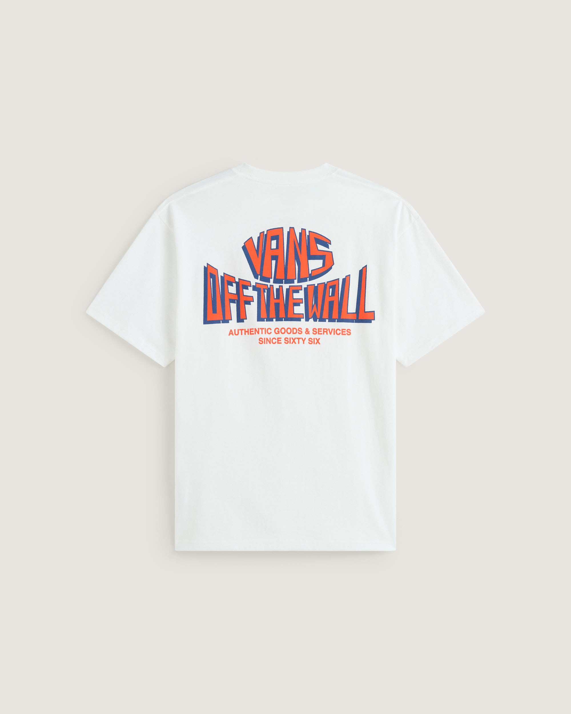 Panoramic Short Sleeve Tee VANS White HERO