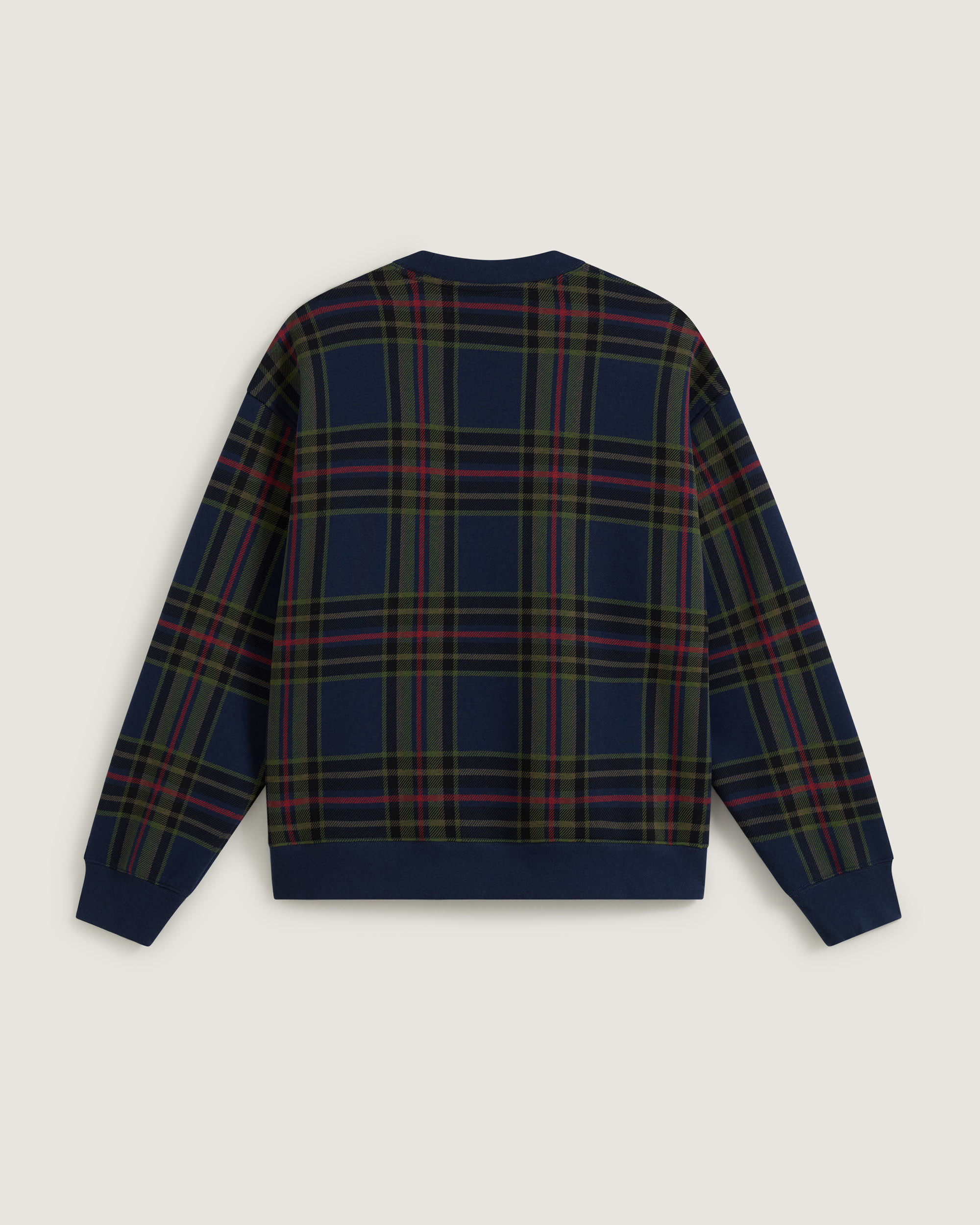 Printed Plaid Crewneck VANS Dress Blues ALT1