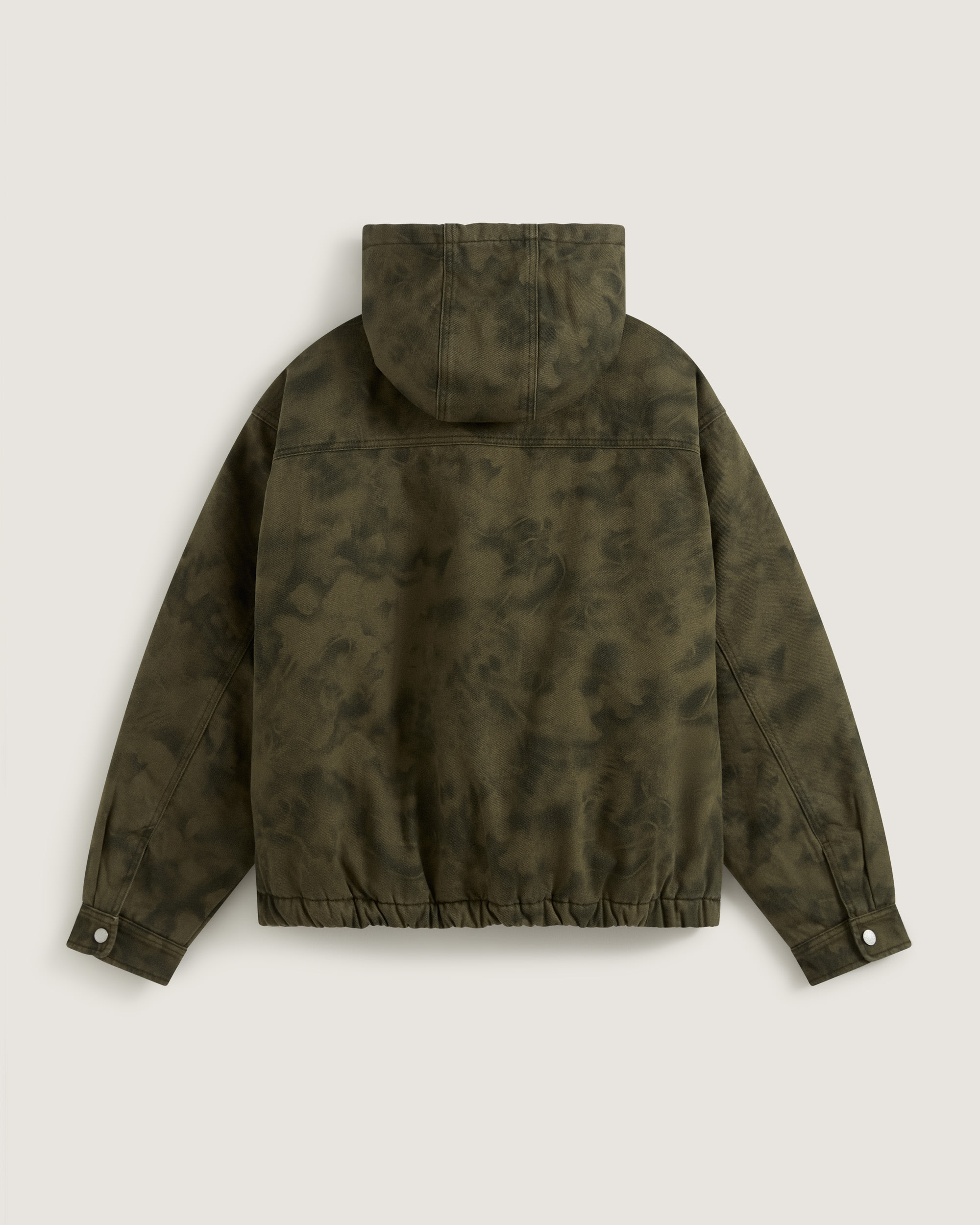 Rez Cropped Denim Jacket VANS Mossy Olive Green  Obsidian Fern Green ALT1