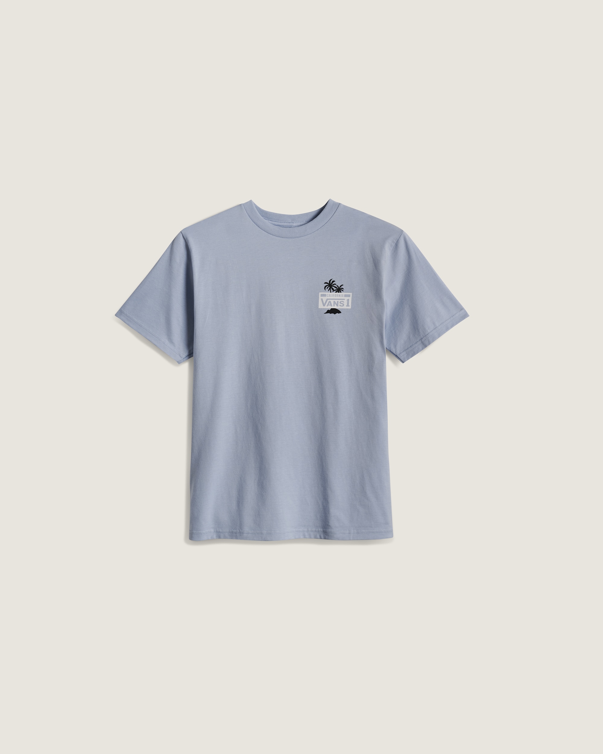 Kids Knu Palms TShirt VANS Soft Slate Blue ALT1