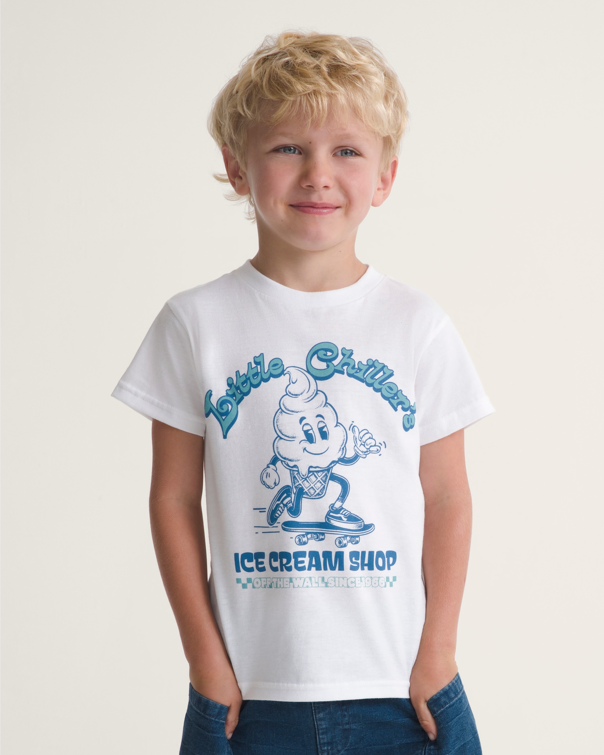 Little Chillers Short Sleeve Tee VANS White ALT5