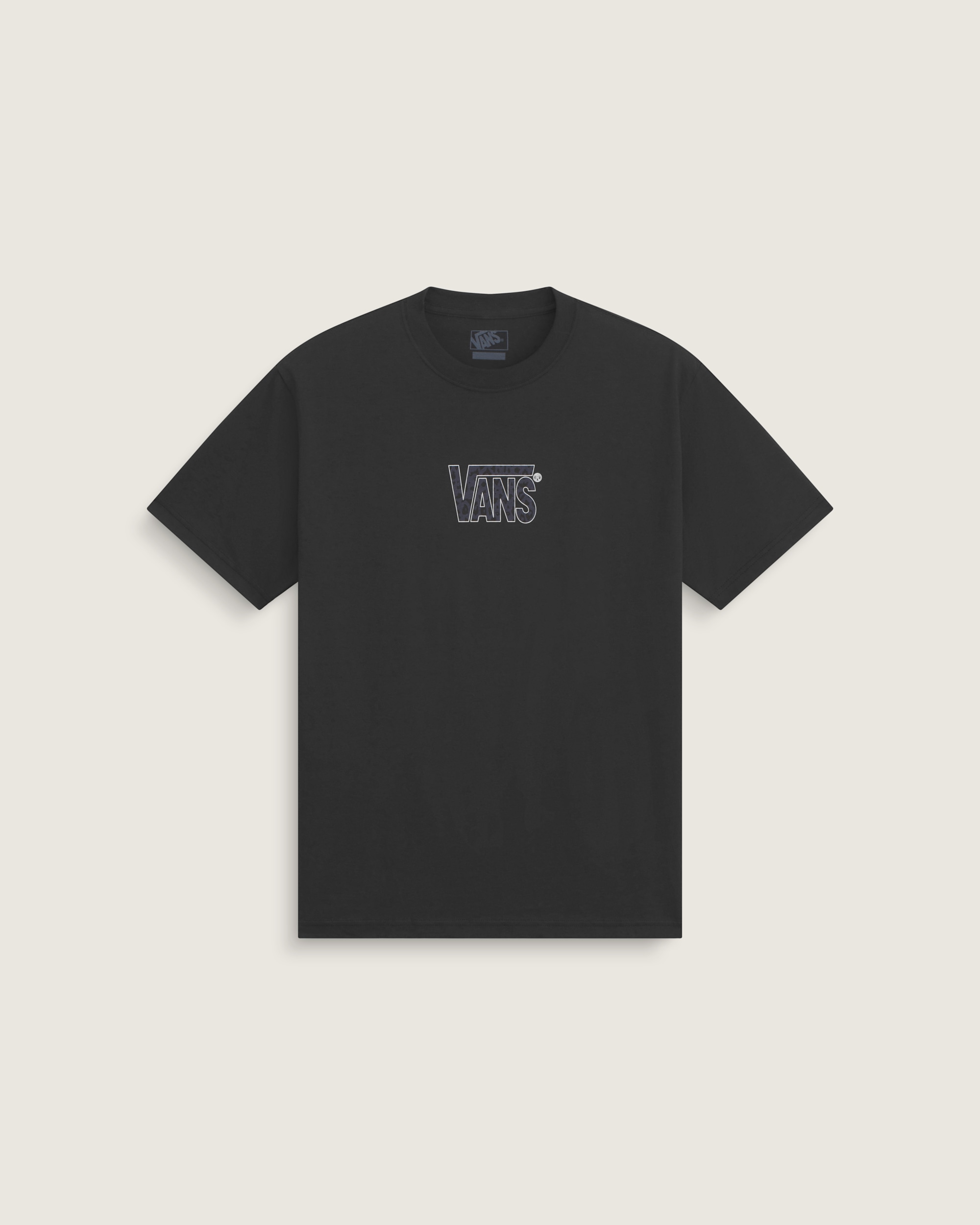 Stretch Logo Fill Short Sleeve Tee VANS Black HERO