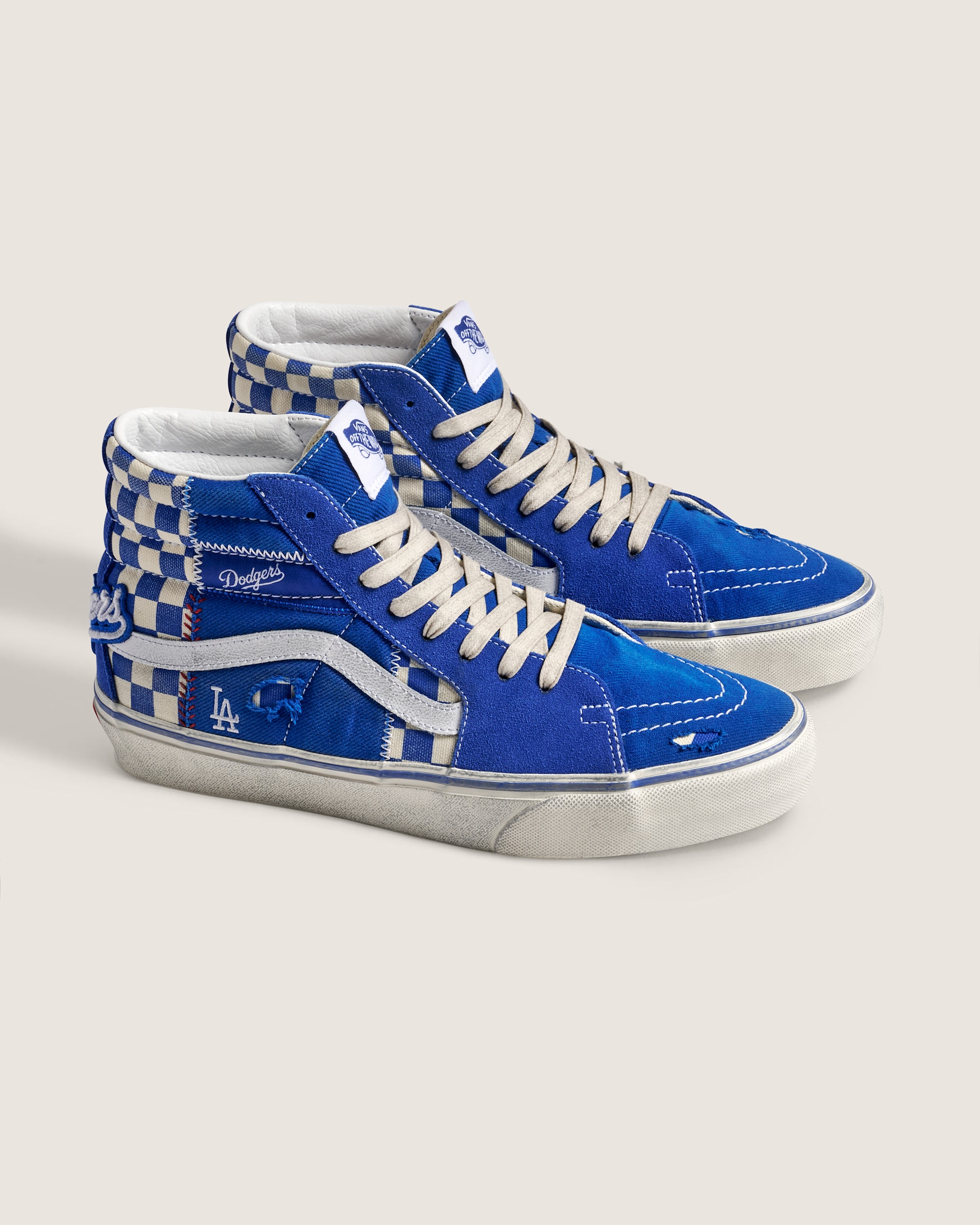 SK8Hi Shoe VANS Dodgers Classic Blue  White ALT1