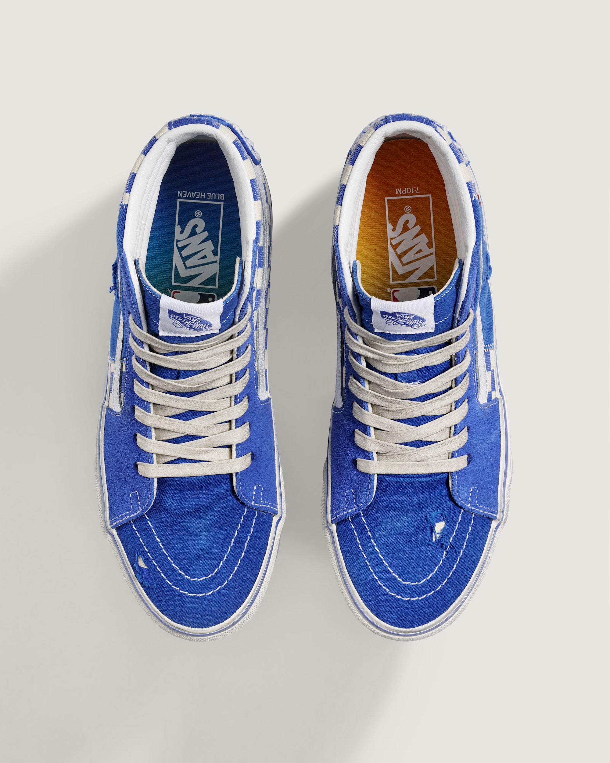 SK8Hi Shoe VANS Dodgers Classic Blue  White ALT4