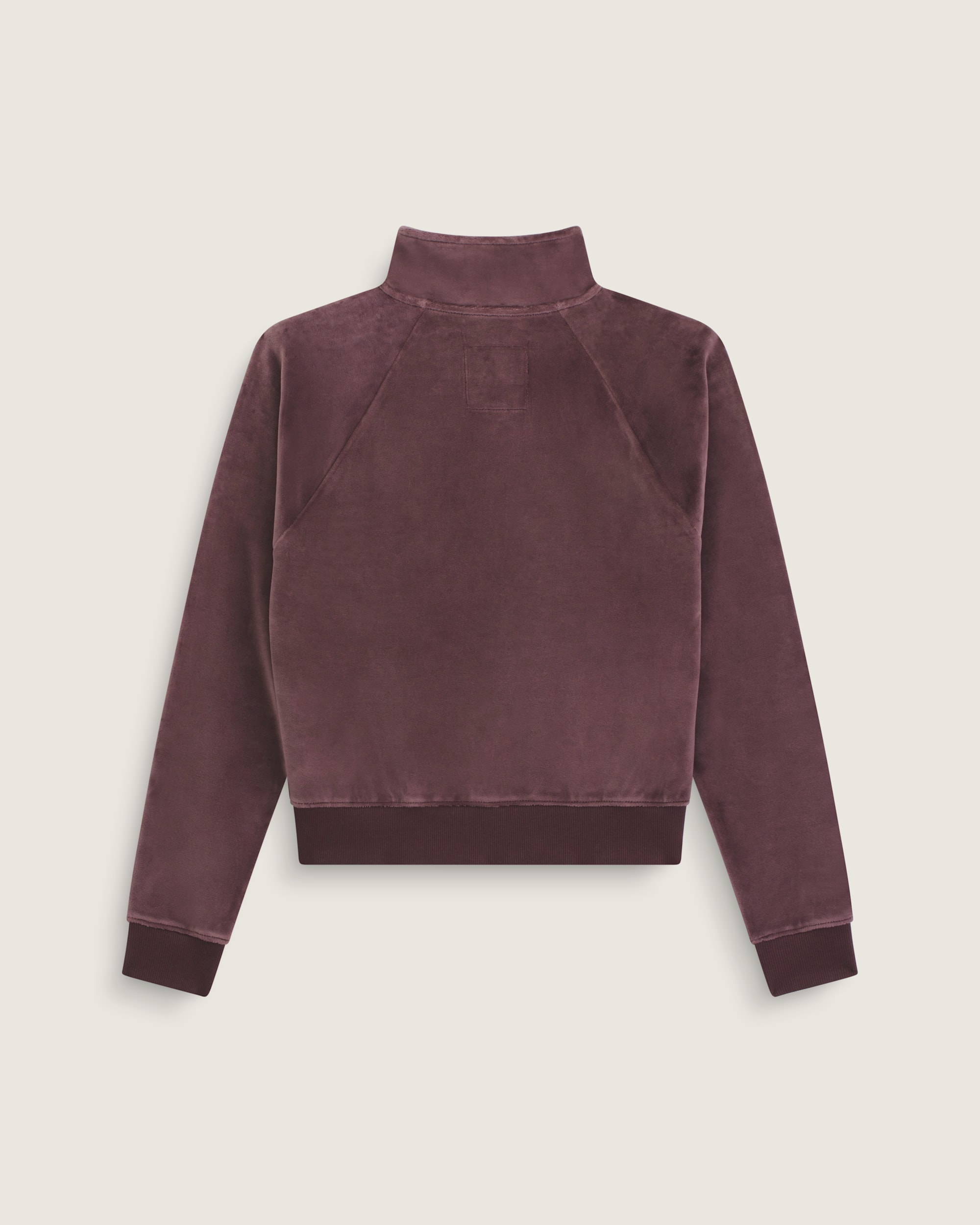 Nikita Velour Track Jacket VANS Port Brown ALT1