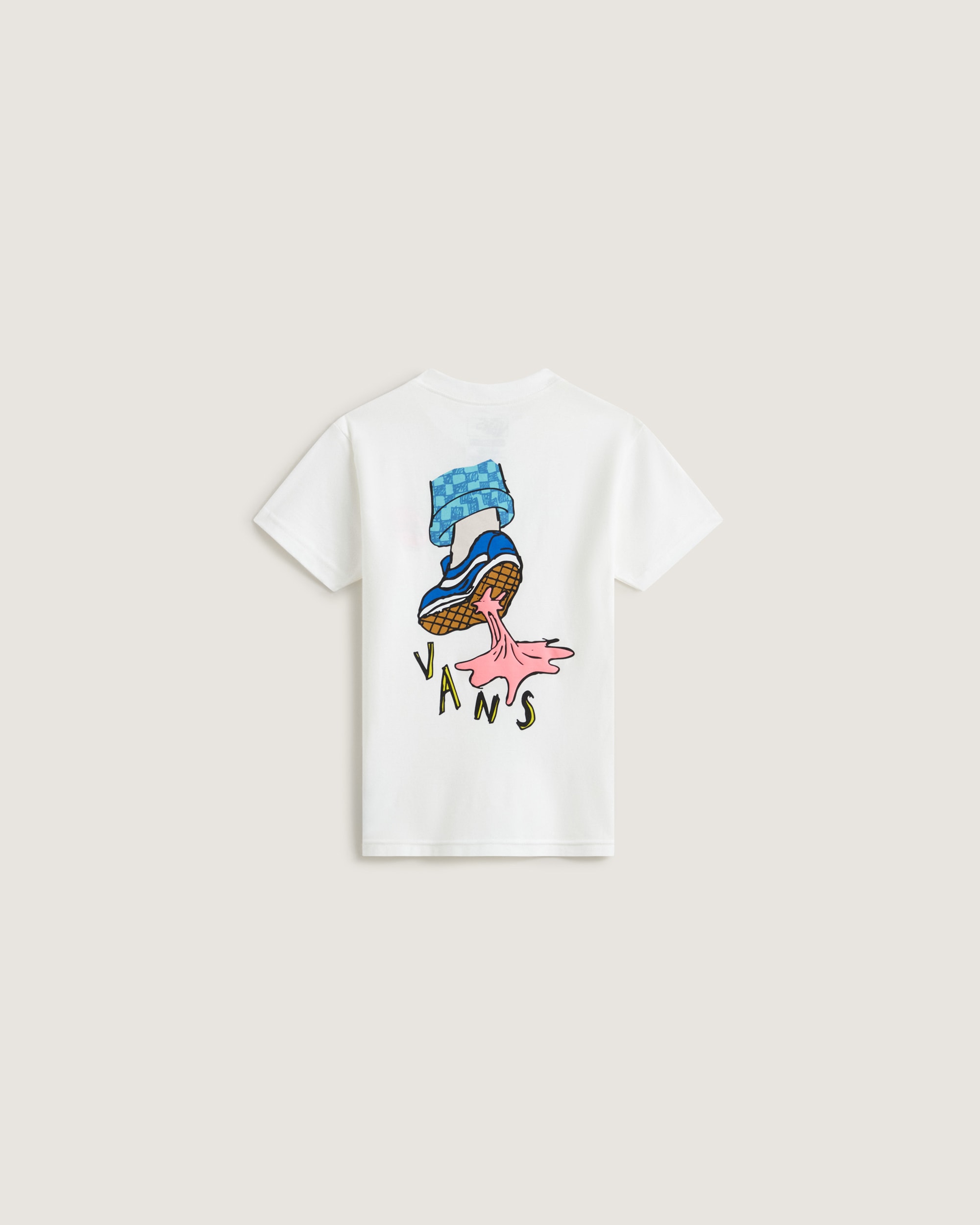 Kids Gum Sole TShirt VANS White ALT1