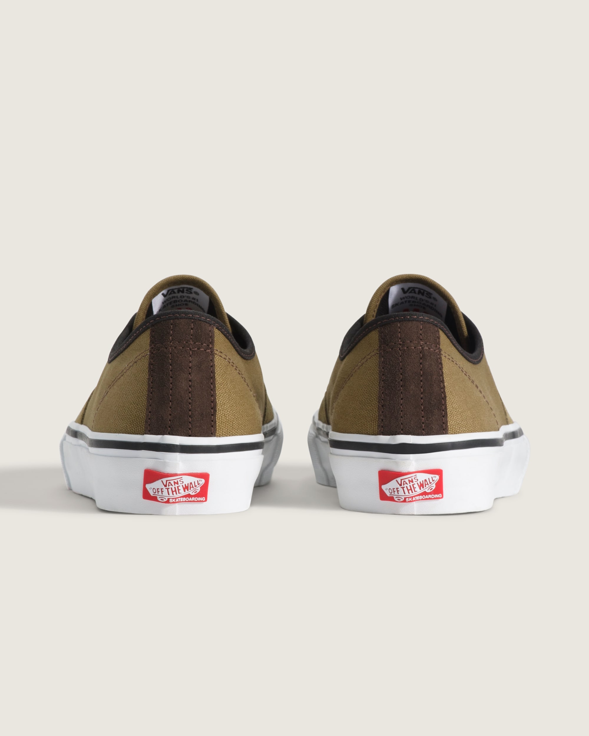 Skate Authentic Shoe VANS Olive Brown ALT3
