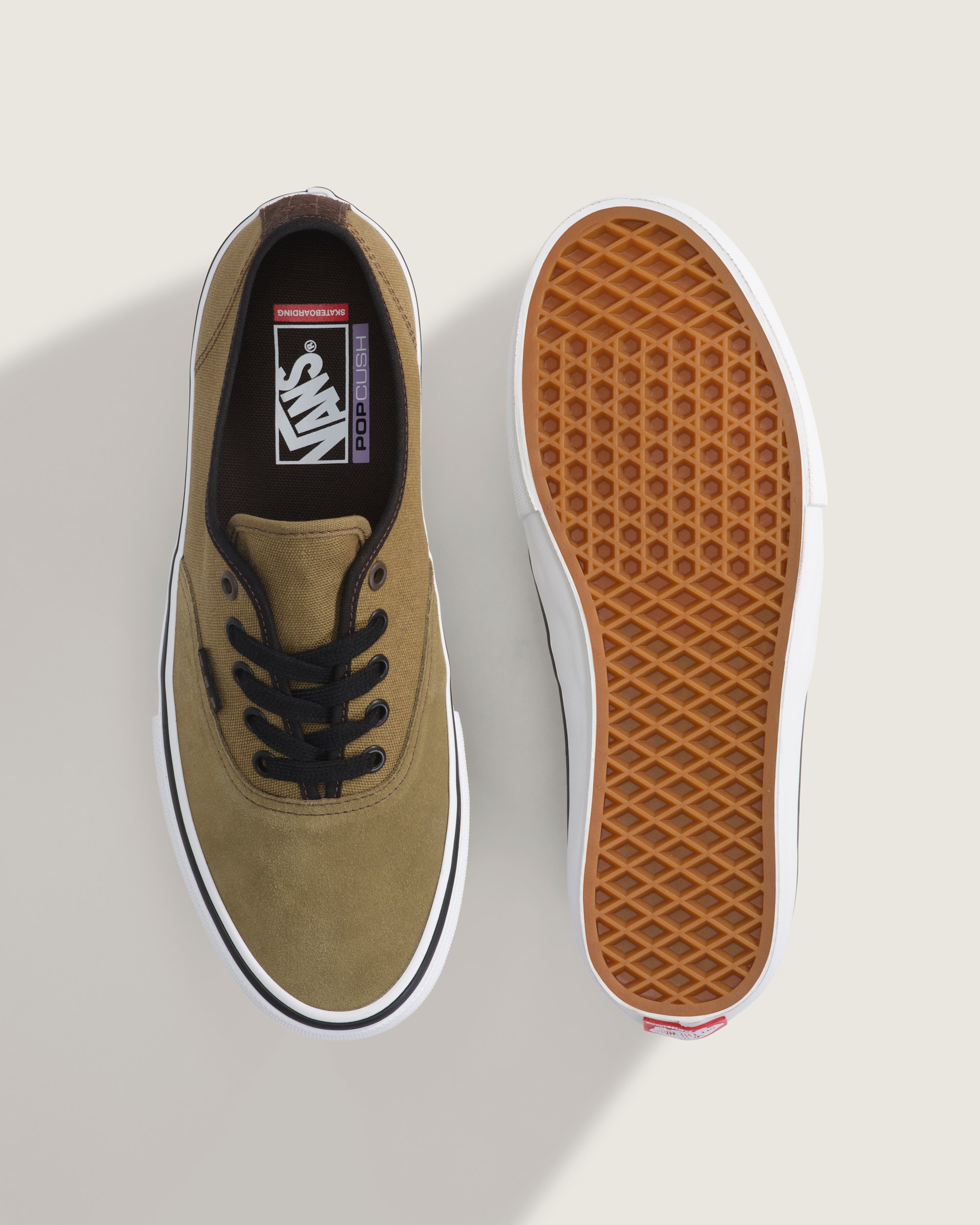 Skate Authentic Shoe VANS Olive Brown ALT2