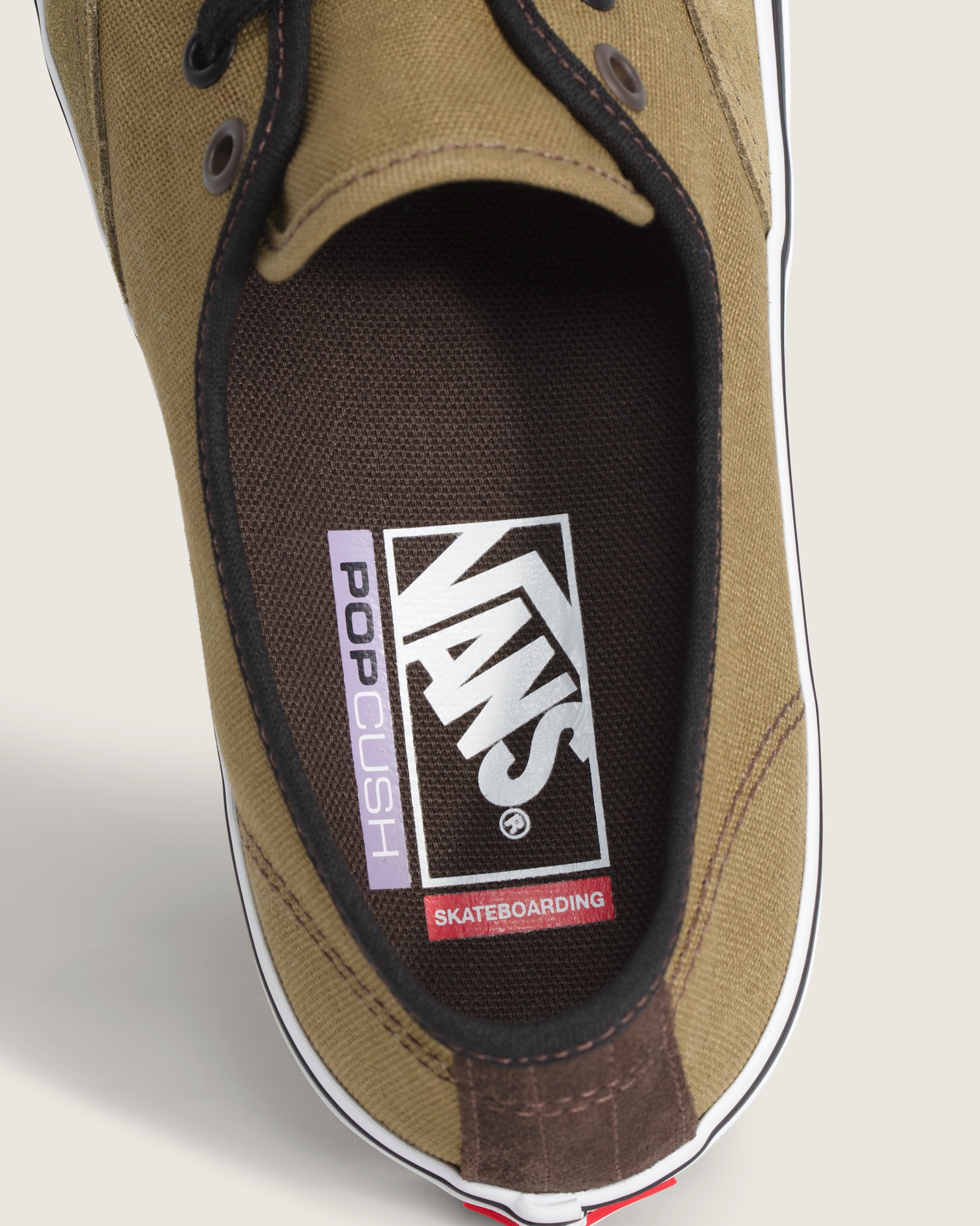 Skate Authentic Shoe VANS Olive Brown ALT4