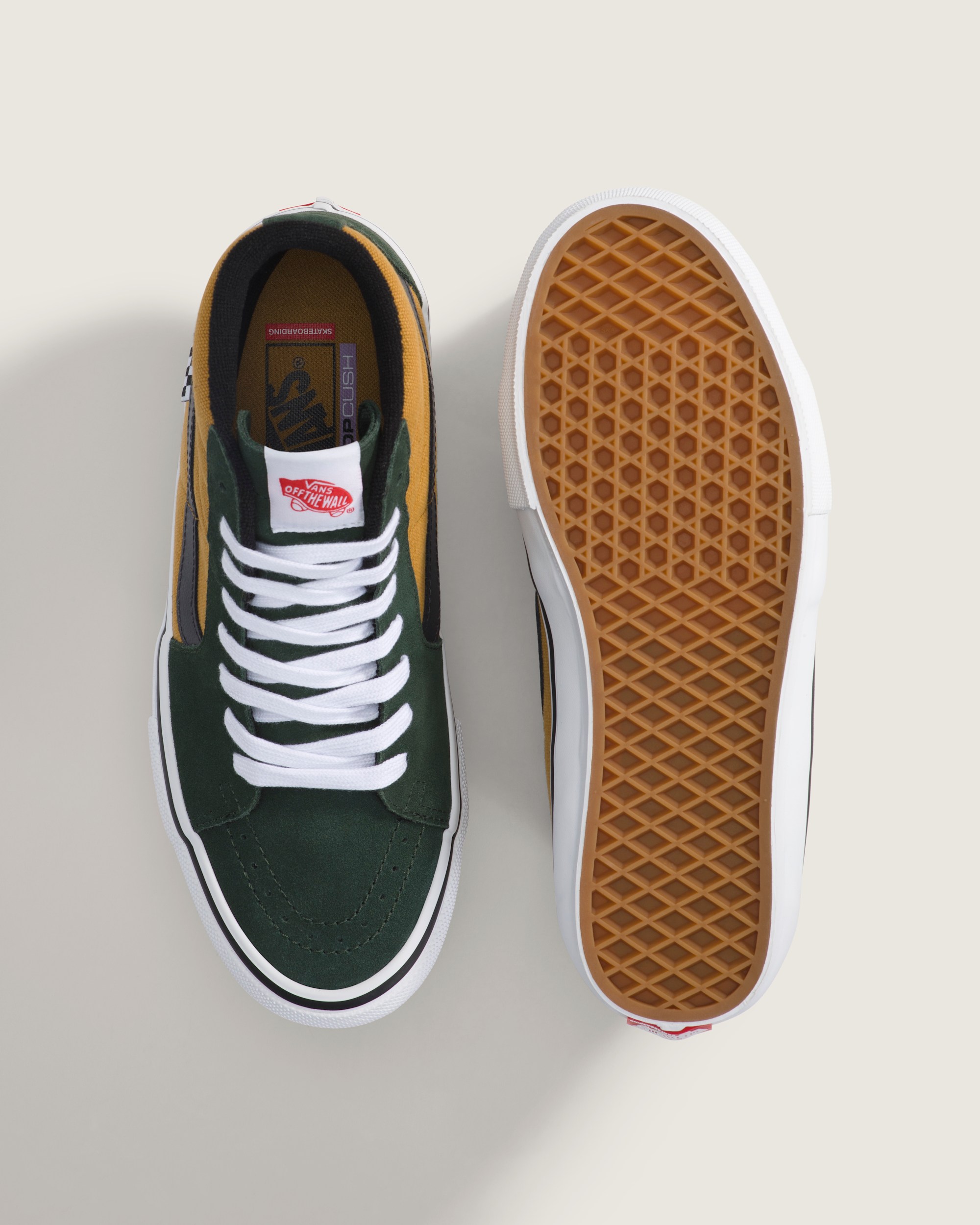 Skate Sk8Hi Shoe VANS Oil Green ALT2