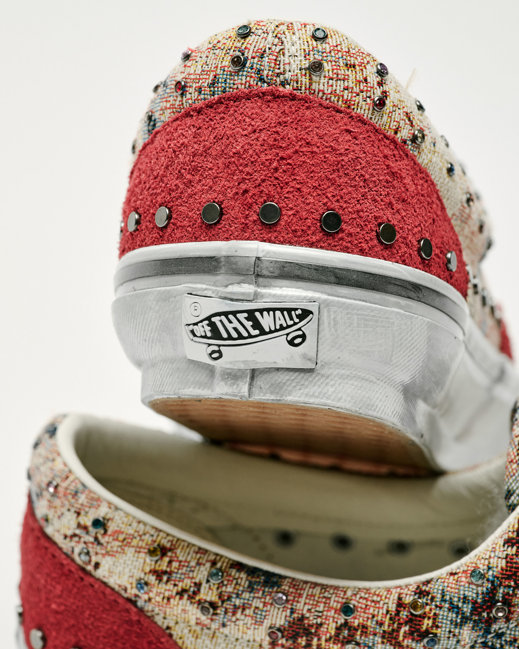 Premium Era Shoe VANS Floral Rivets Bordeaux Red ALT5