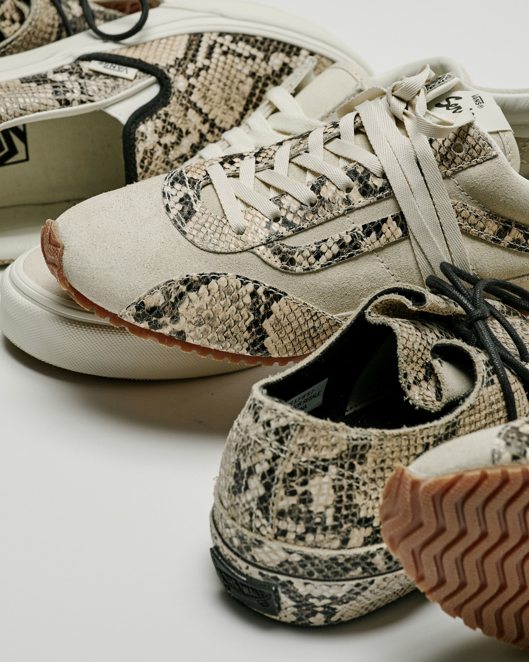 Premium Super Lowpro Trainer VANS Python Turtledove White ALT6