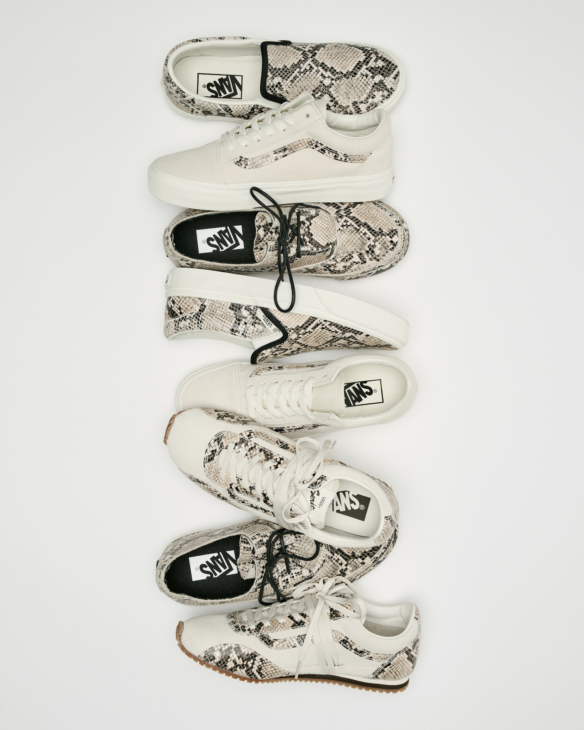 Vans Premium Super Lowpro Trainer VANS Python Turtledove White ALT7