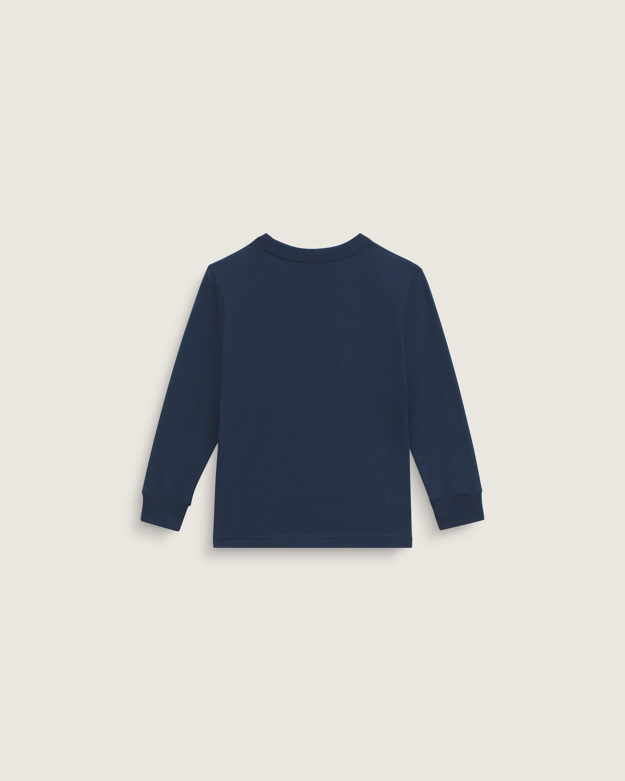 Little Kids Yeti Party Long Sleeve Tee VANS Dress Blues ALT1