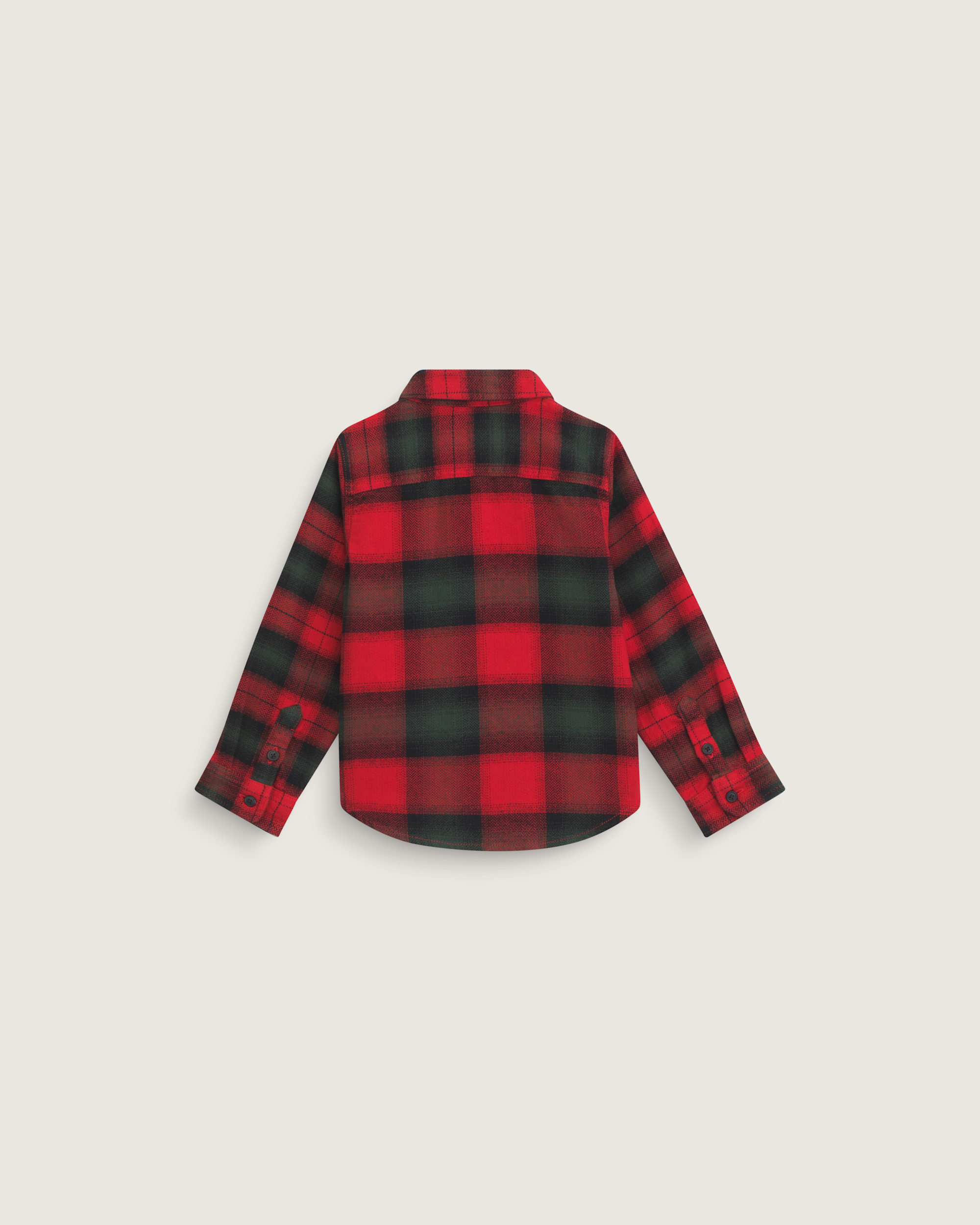 Little Kids Lawson Mixed Plaid Flannel Shirt VANS Racing Red ALT1