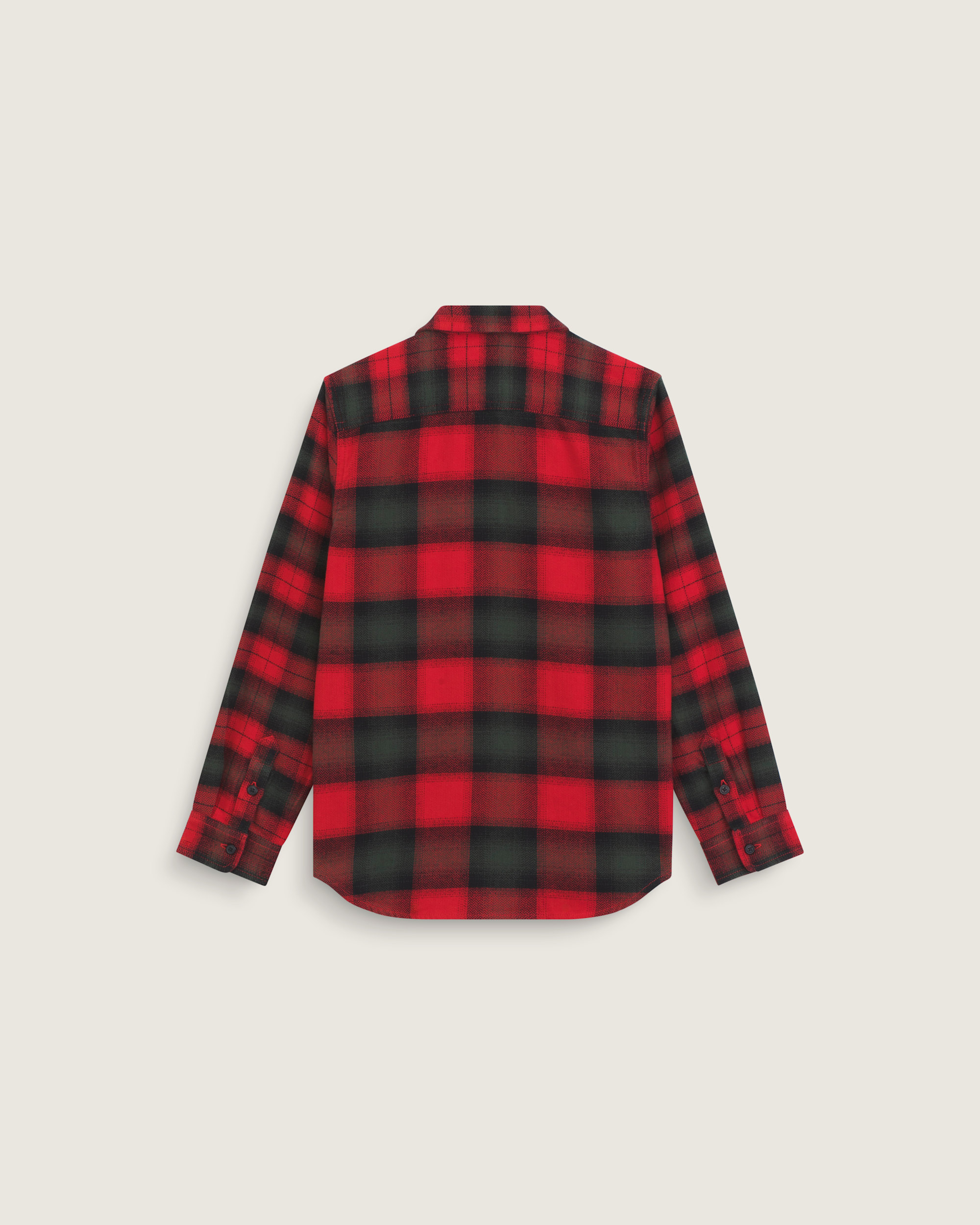 Kids Lawson Plaid Workwear Flannel Shirt VANS Racing Red ALT1