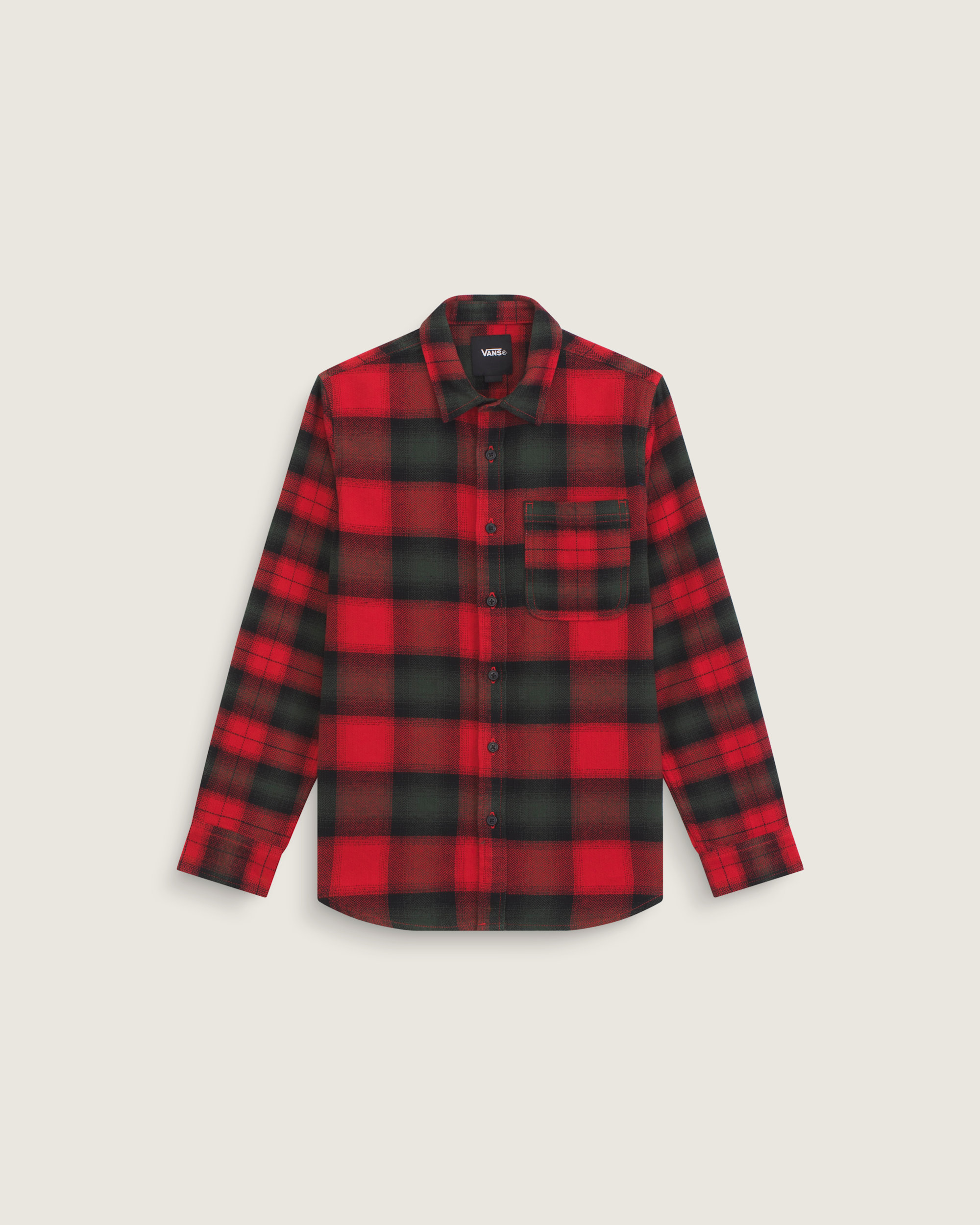 Kids Lawson Plaid Workwear Flannel Shirt VANS Racing Red HERO