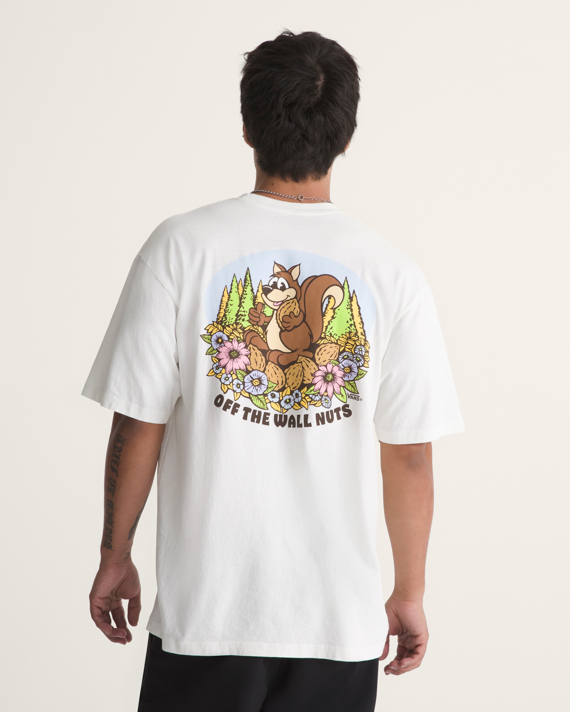 Wall Nuts Short Sleeve Tee VANS Marshmallow White ALT3